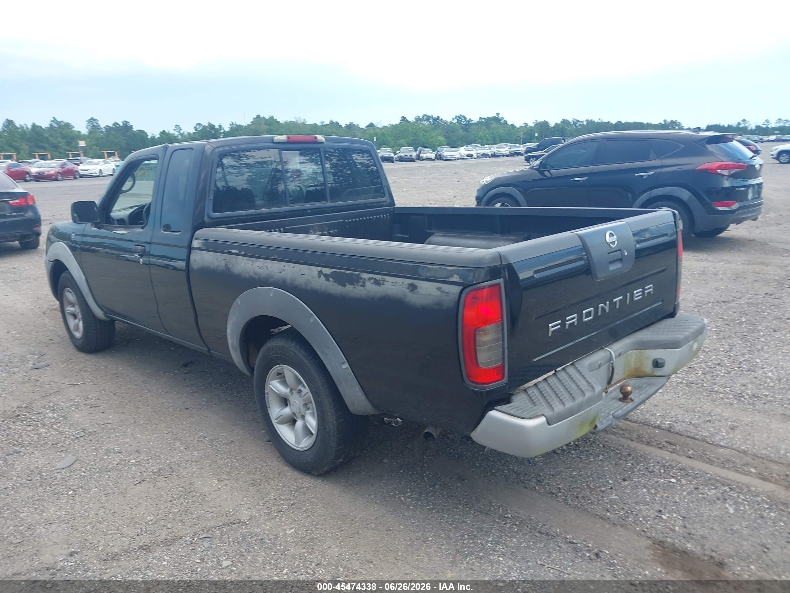 2002 Nissan Frontier Xe Black vin: 1N6DD26S22C379124