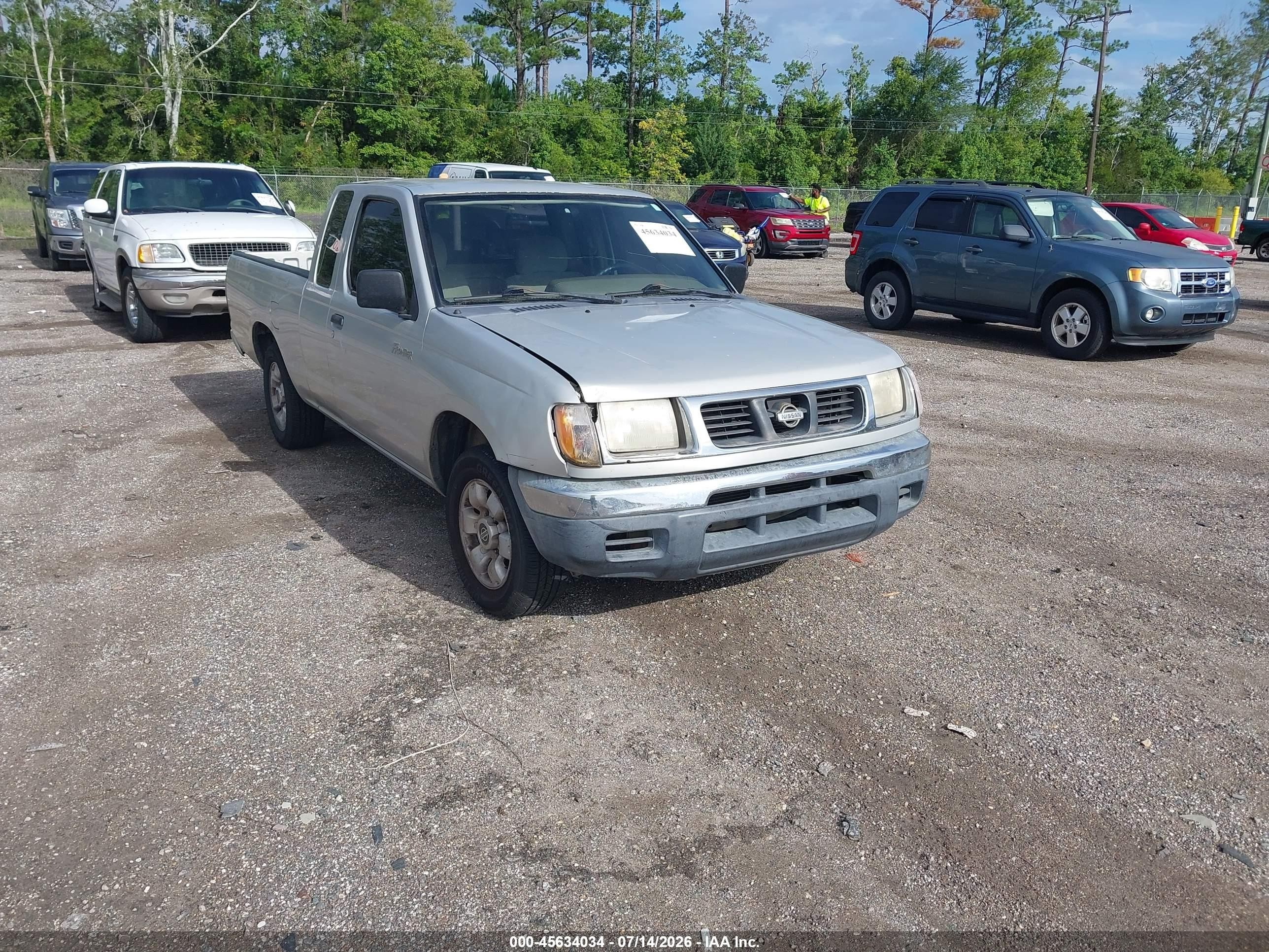 1998 Nissan Frontier Se/xe Silver vin: 1N6DD26S2WC337199