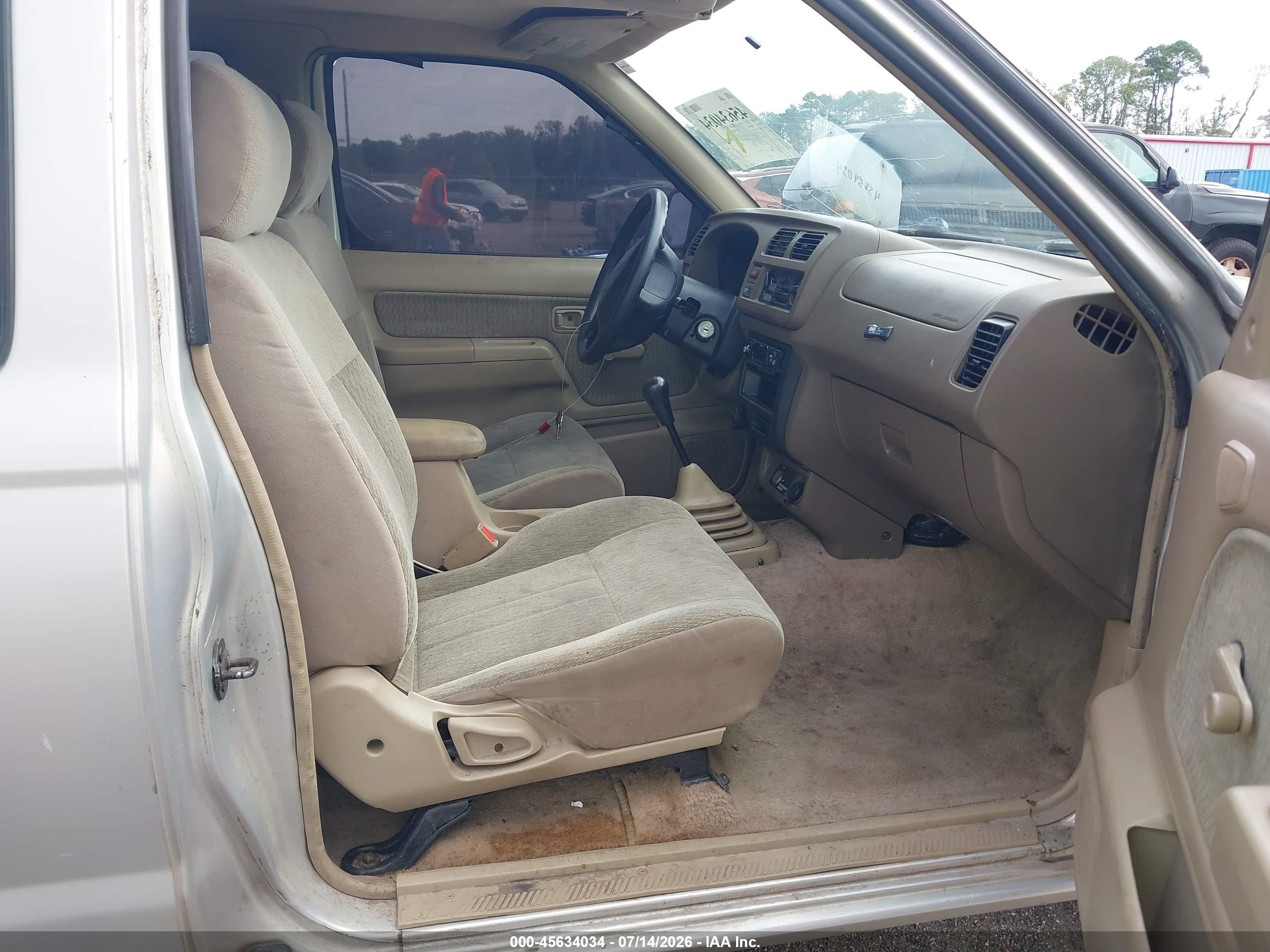 1998 Nissan Frontier Se/xe Silver vin: 1N6DD26S2WC337199