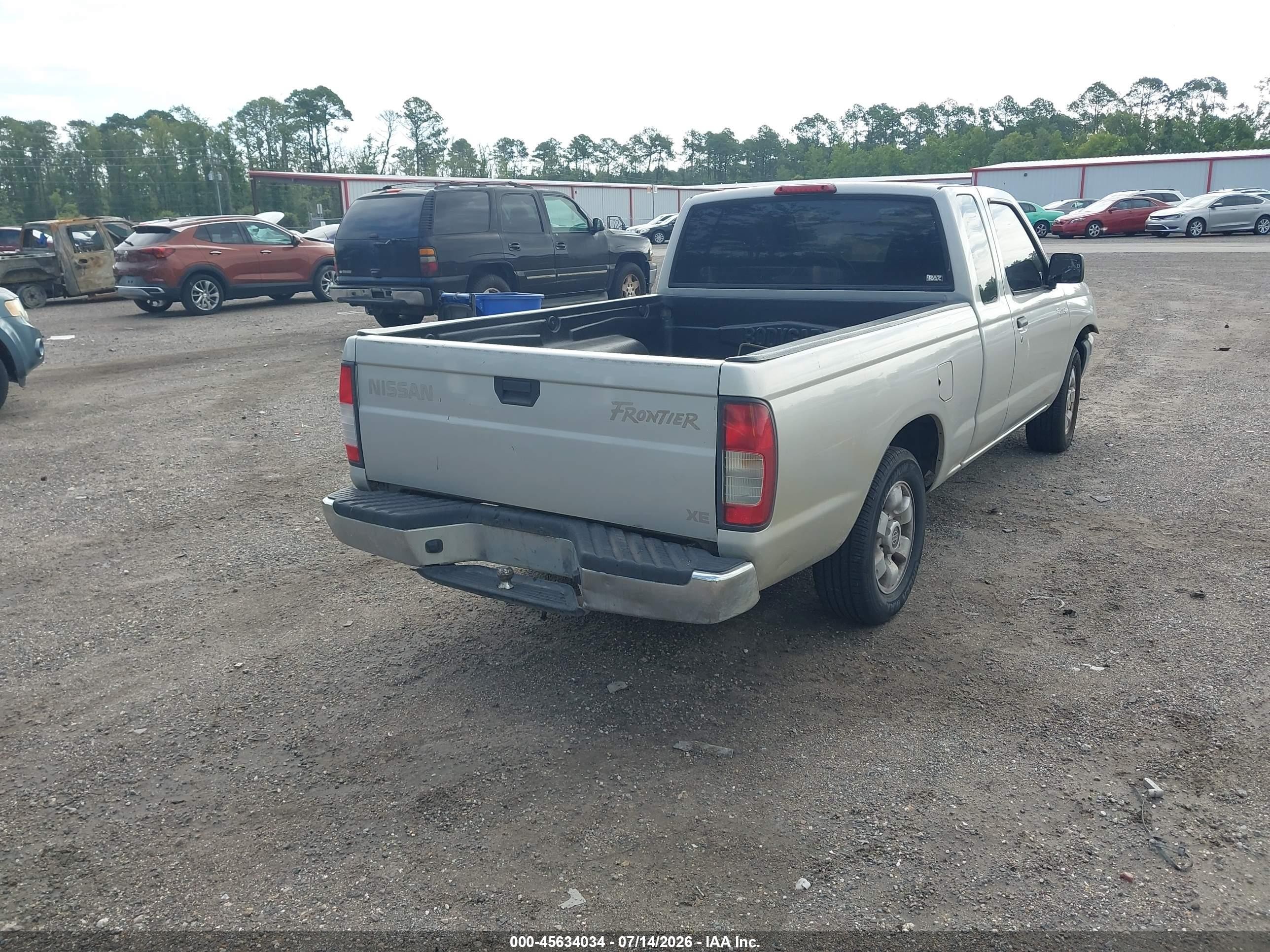 1998 Nissan Frontier Se/xe Silver vin: 1N6DD26S2WC337199