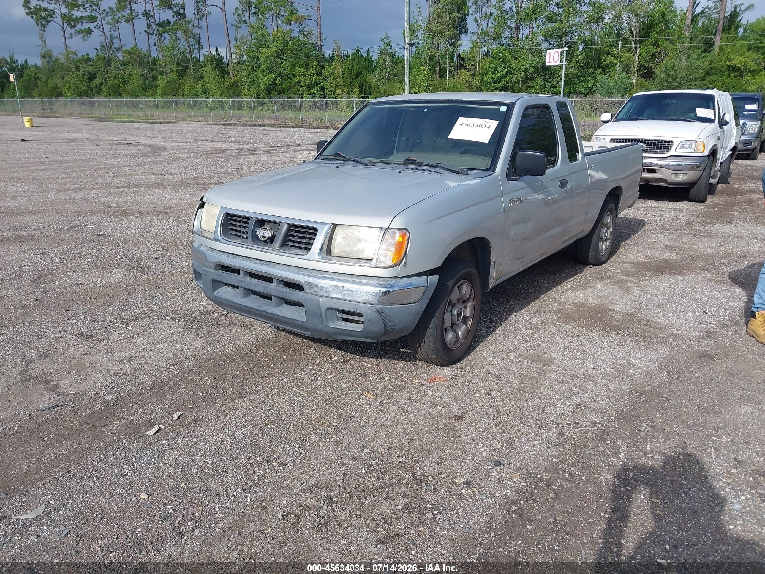 1998 Nissan Frontier Se/xe Silver vin: 1N6DD26S2WC337199