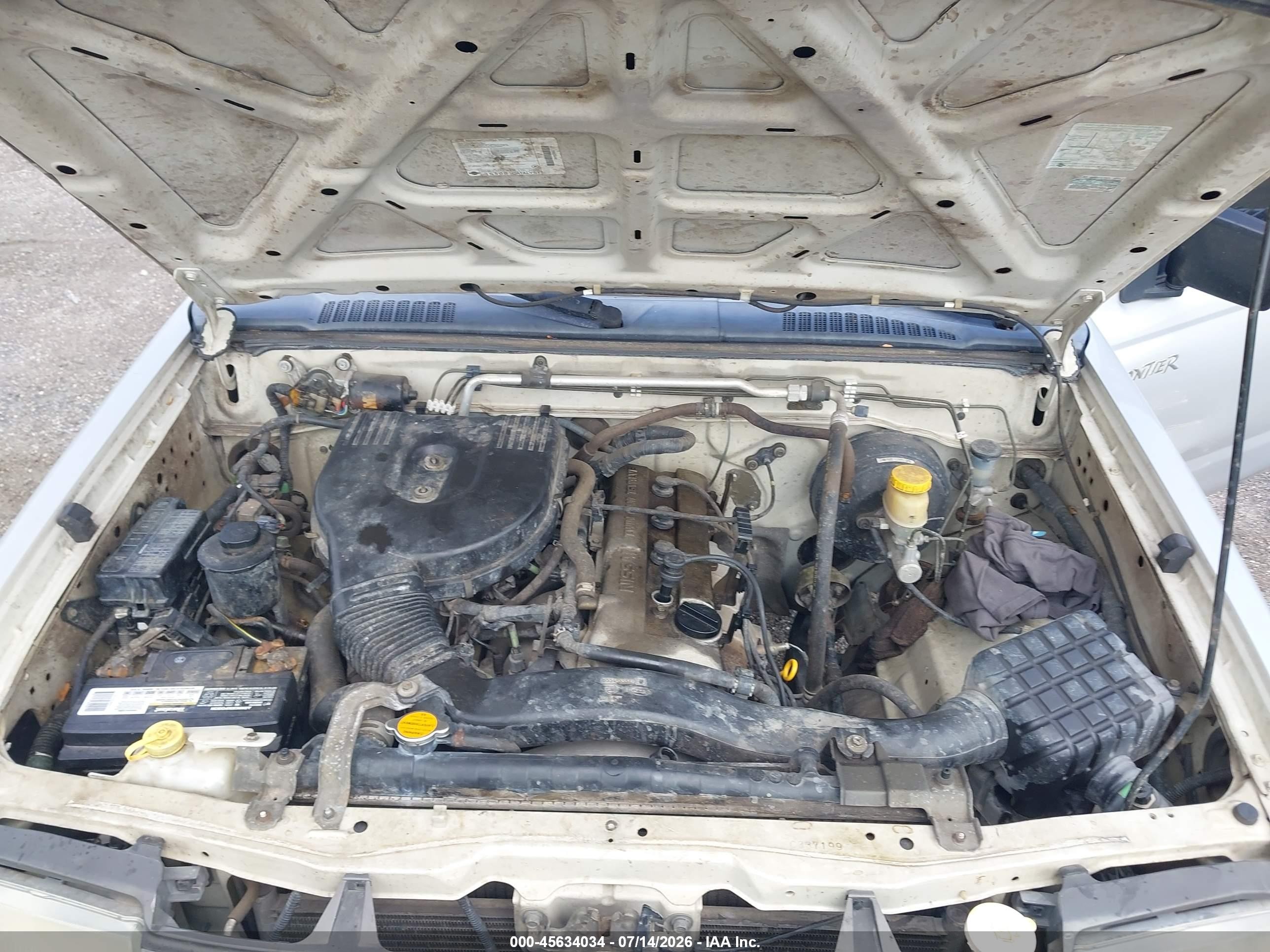 1998 Nissan Frontier Se/xe Silver vin: 1N6DD26S2WC337199