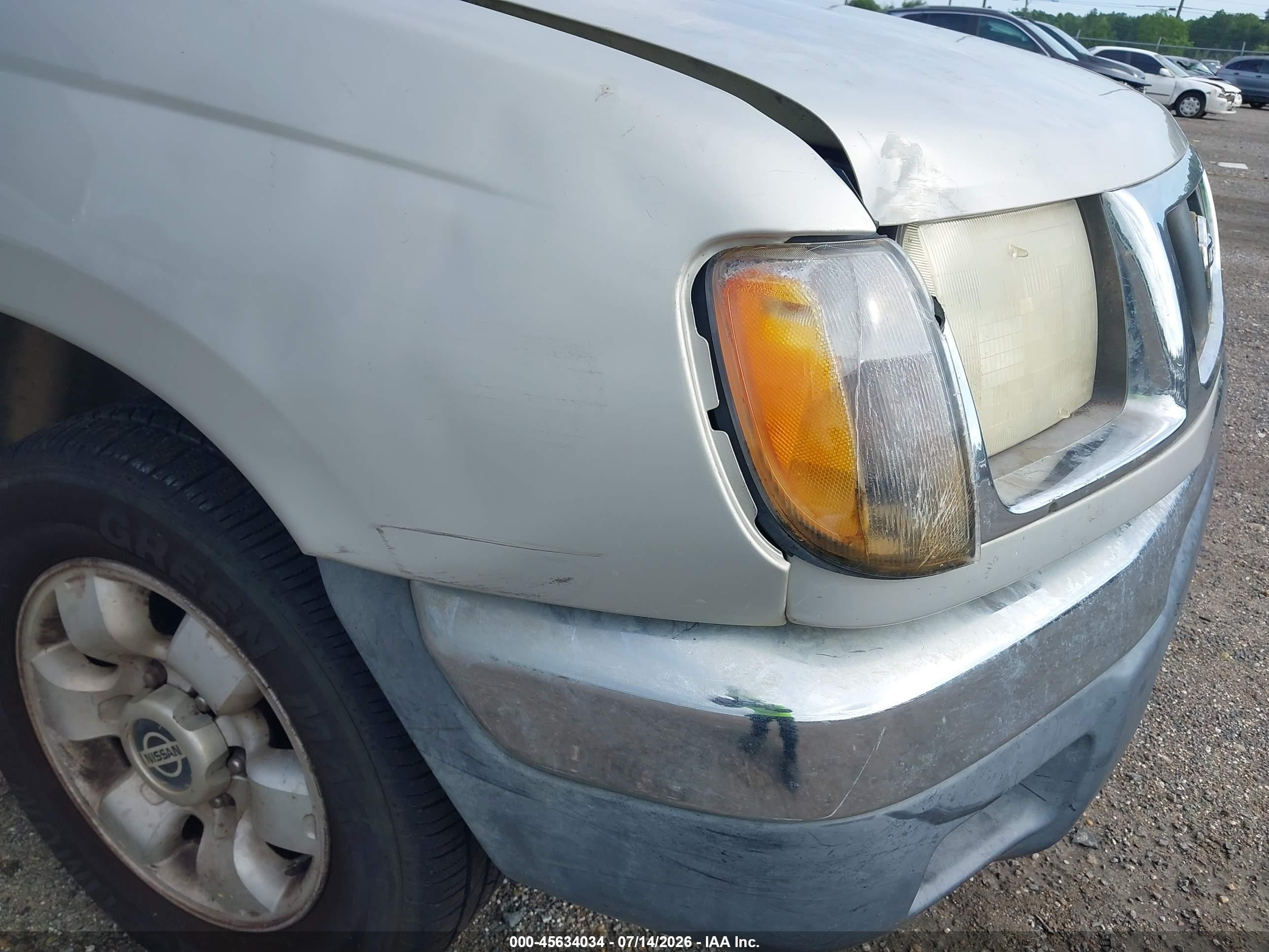 1998 Nissan Frontier Se/xe Silver vin: 1N6DD26S2WC337199
