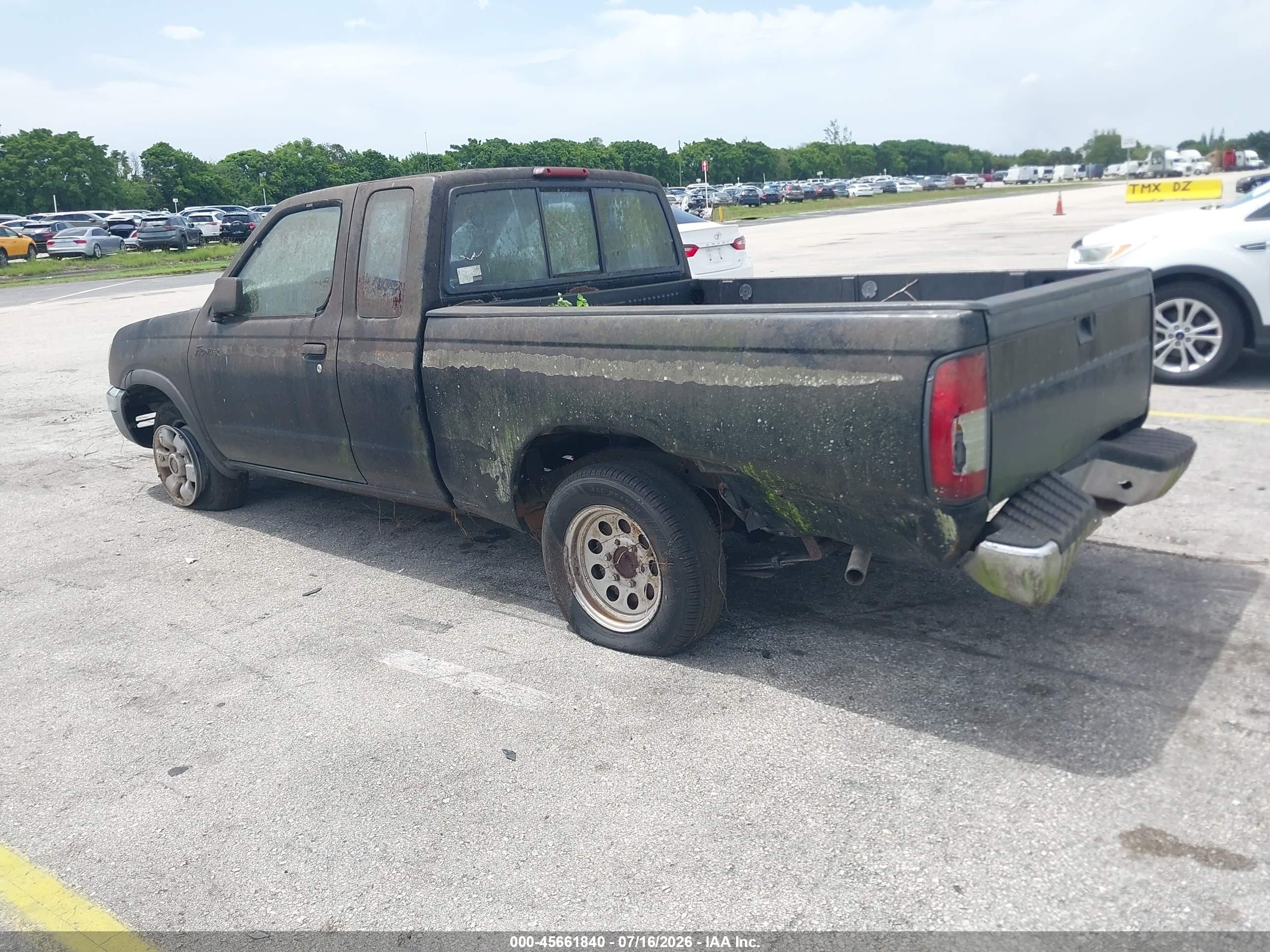 1998 Nissan Frontier Se/xe Black vin: 1N6DD26S2WC365844