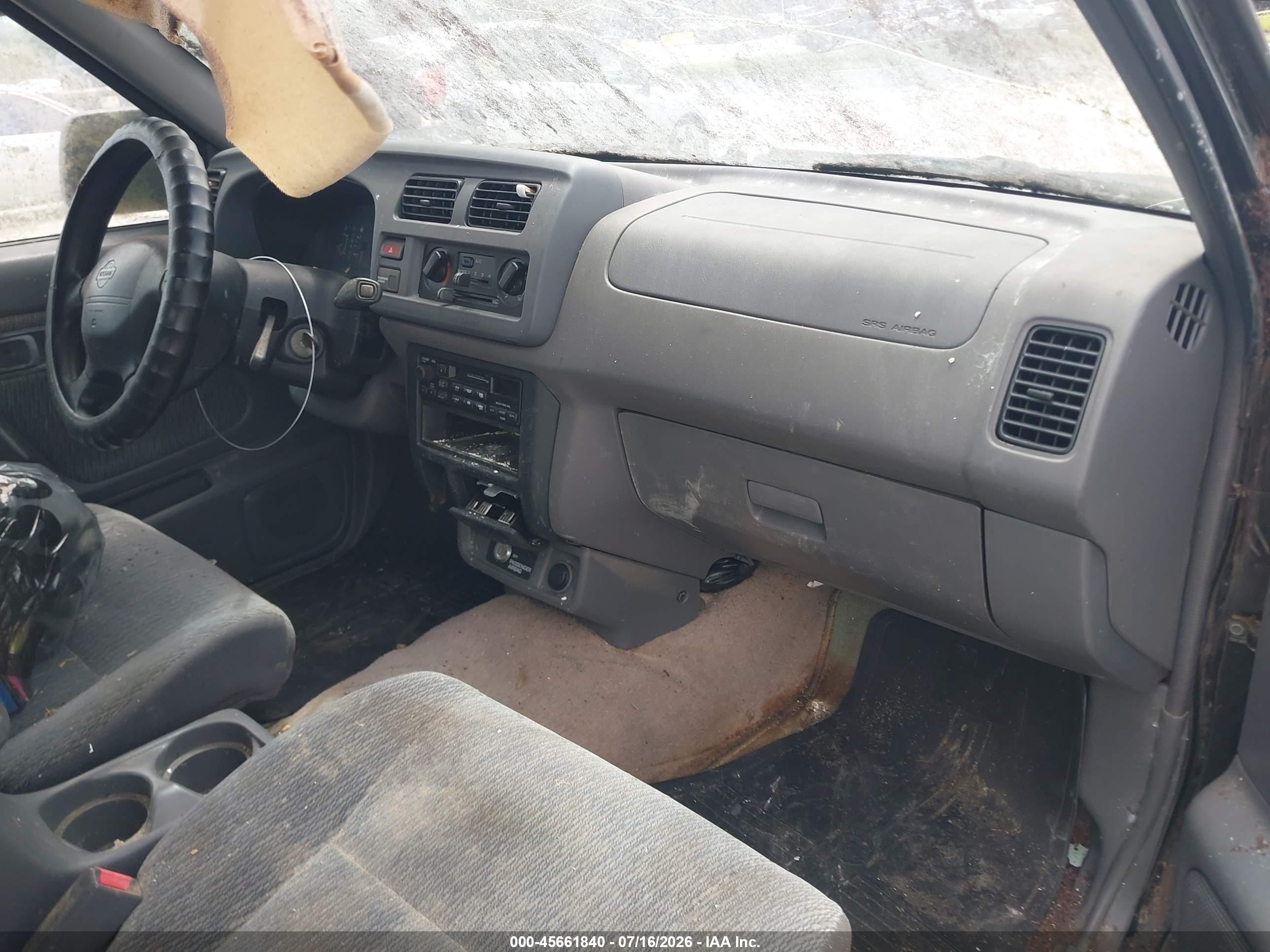 1998 Nissan Frontier Se/xe Black vin: 1N6DD26S2WC365844
