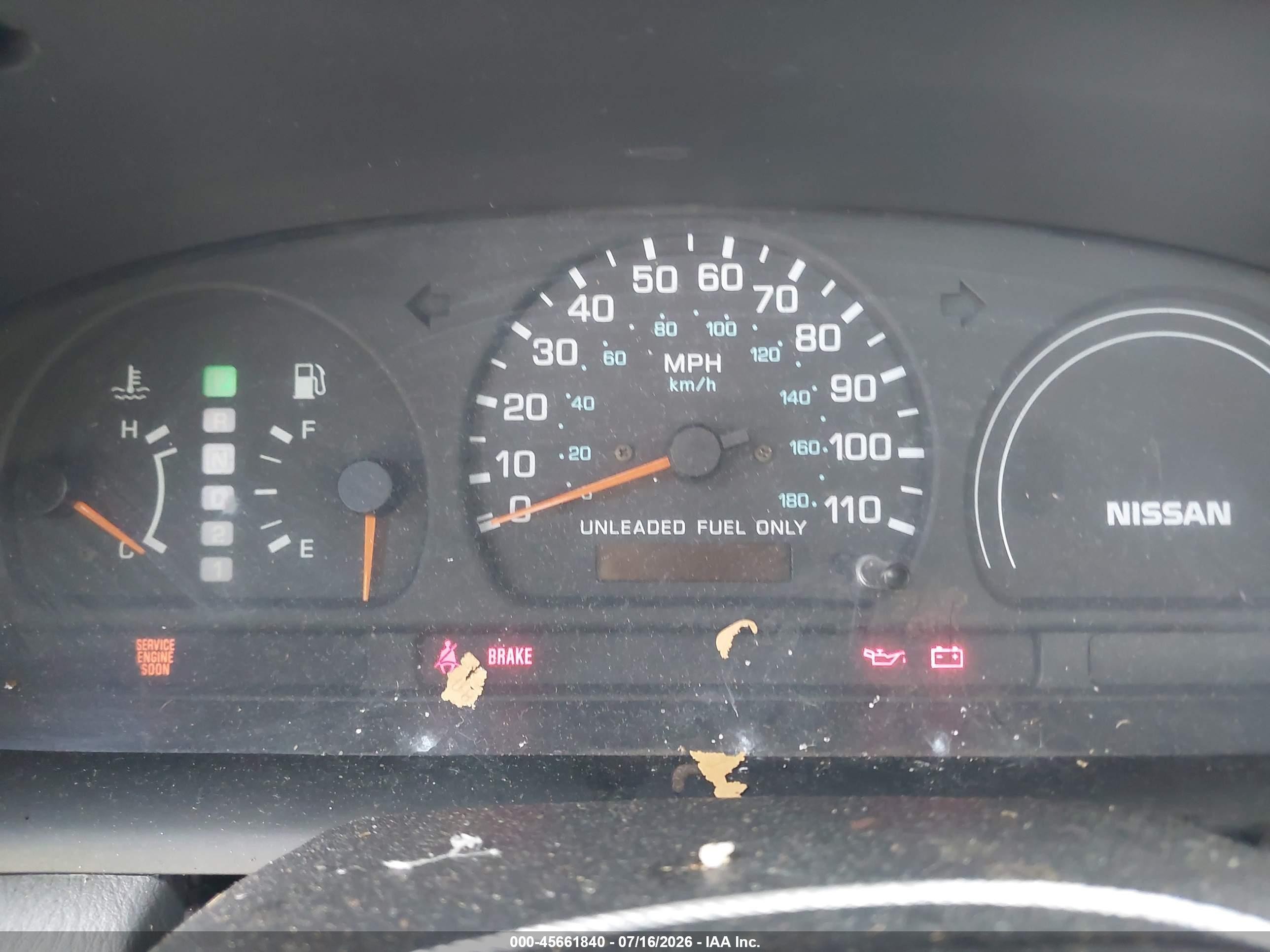 1998 Nissan Frontier Se/xe Black vin: 1N6DD26S2WC365844