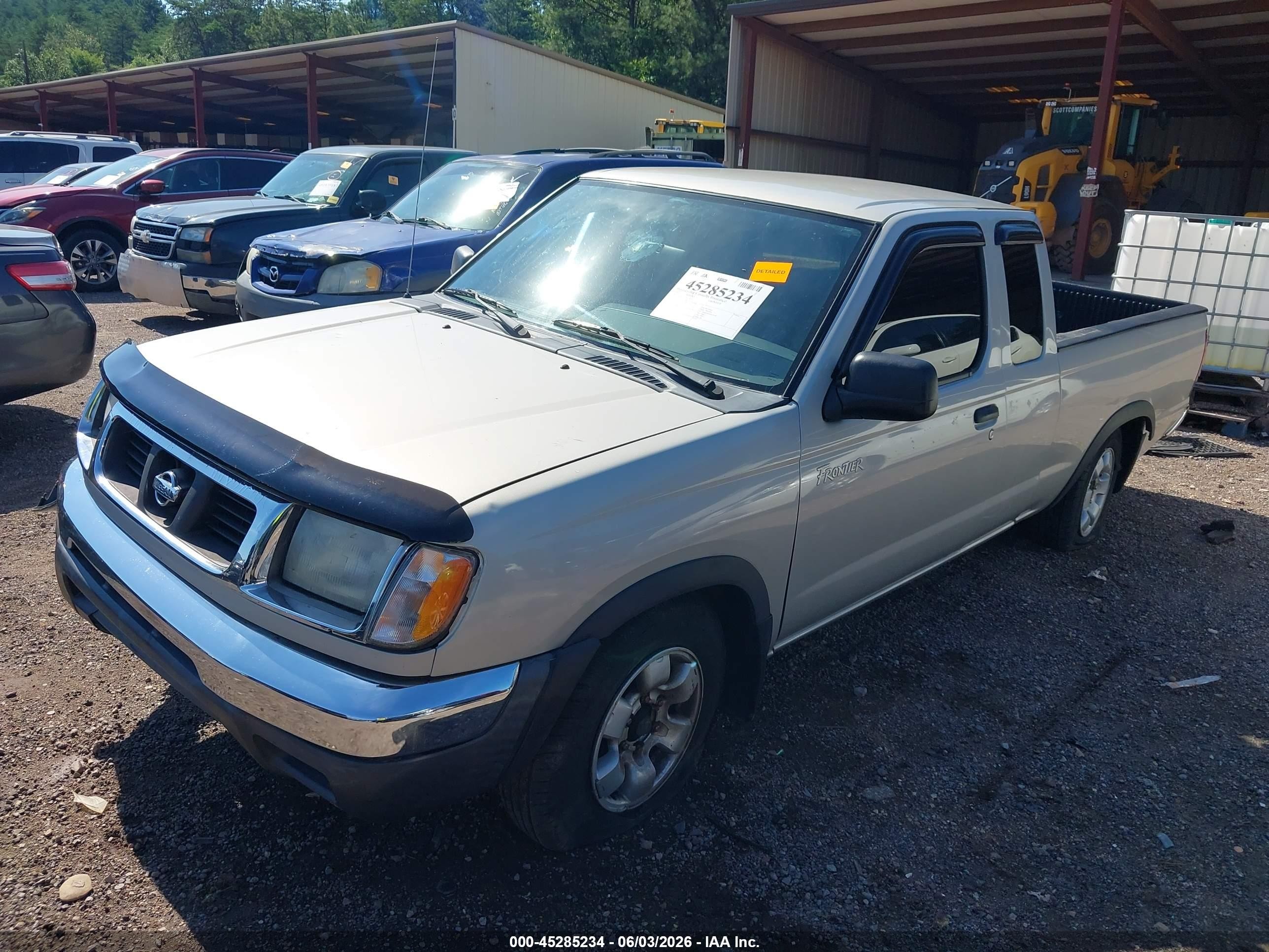 1998 Nissan Frontier Se/xe Silver vin: 1N6DD26S2WC385267
