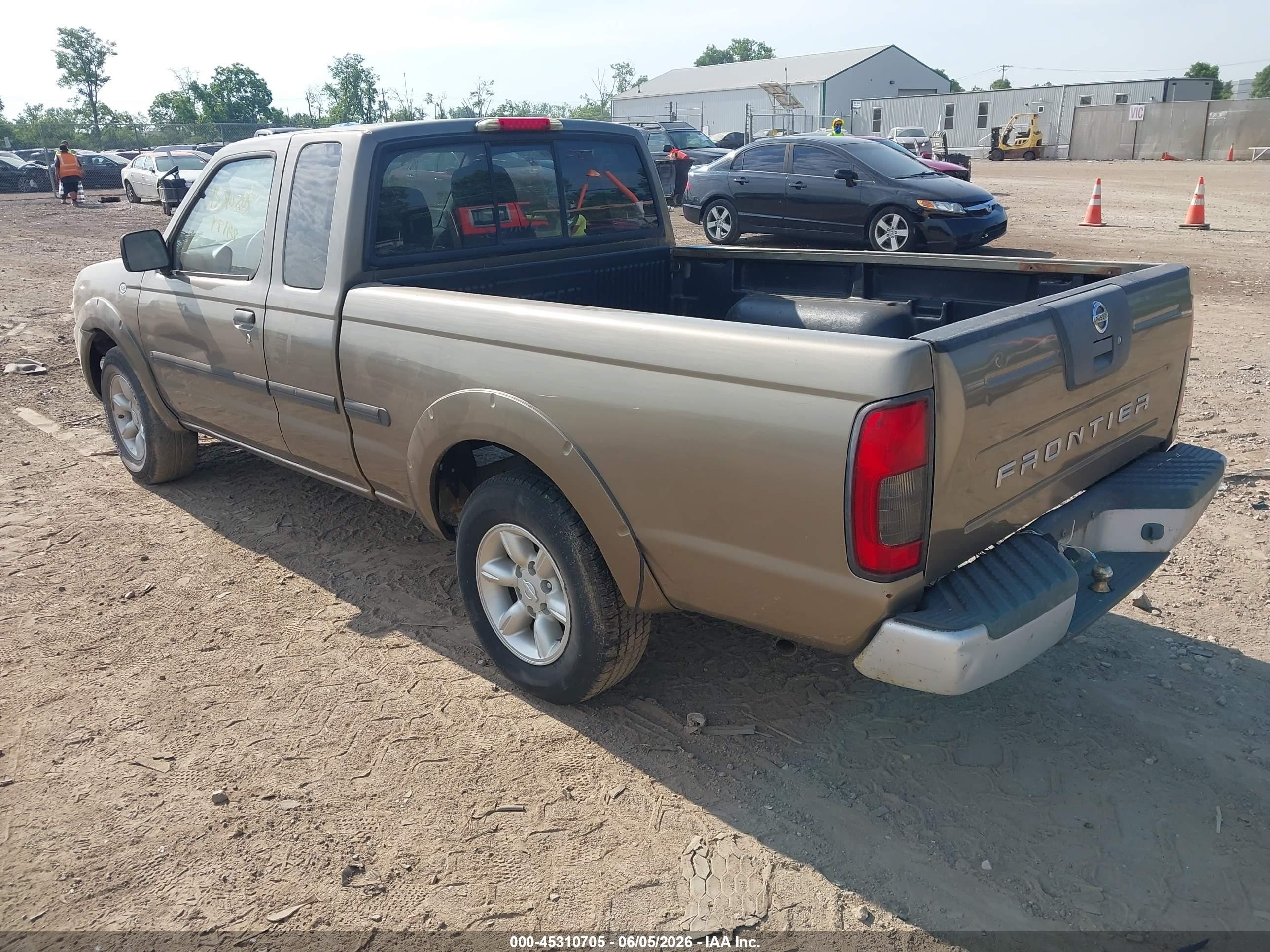 2002 Nissan Frontier Xe Зеленый vin: 1N6DD26S32C303864