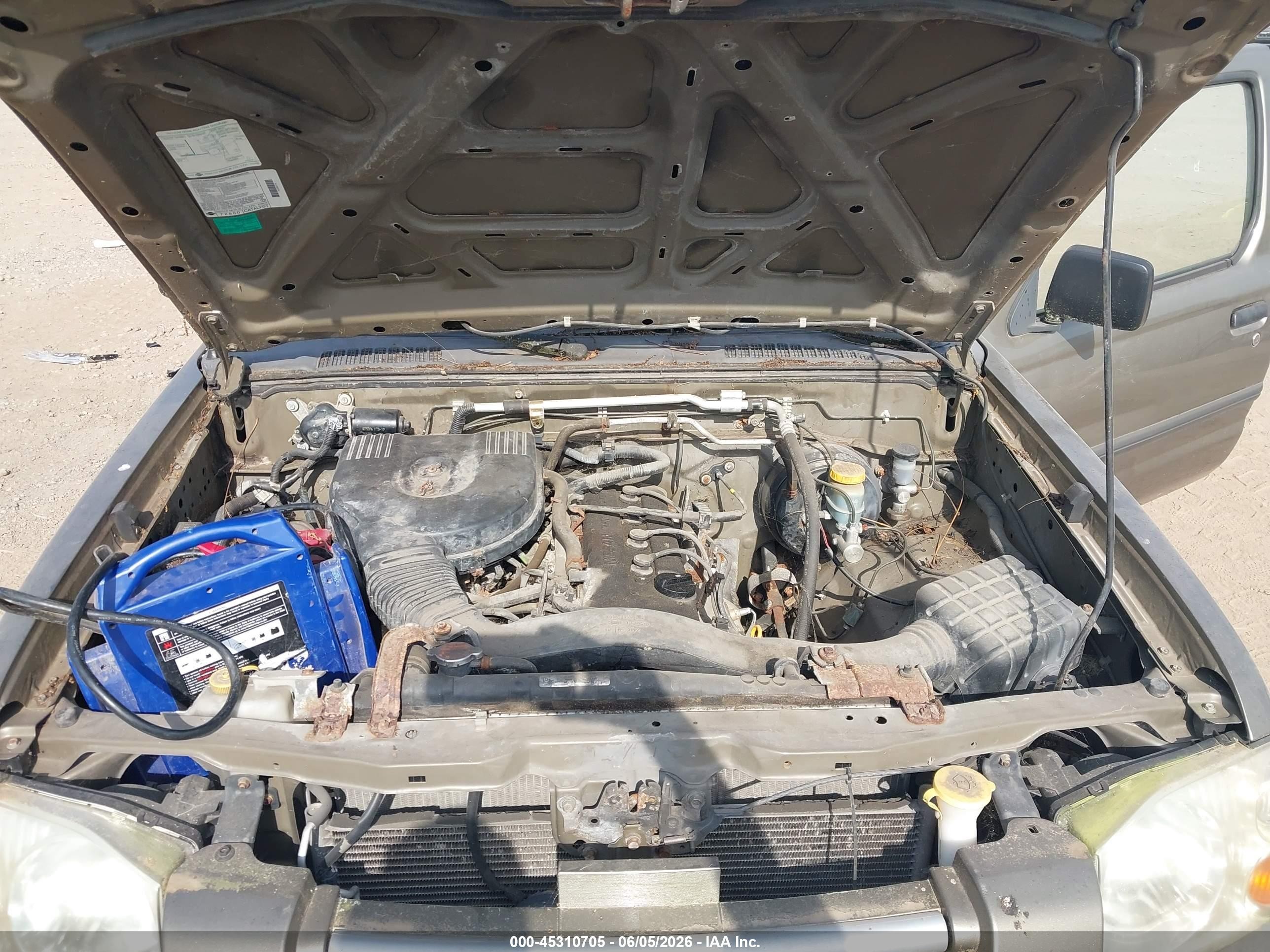 2002 Nissan Frontier Xe Зеленый vin: 1N6DD26S32C303864