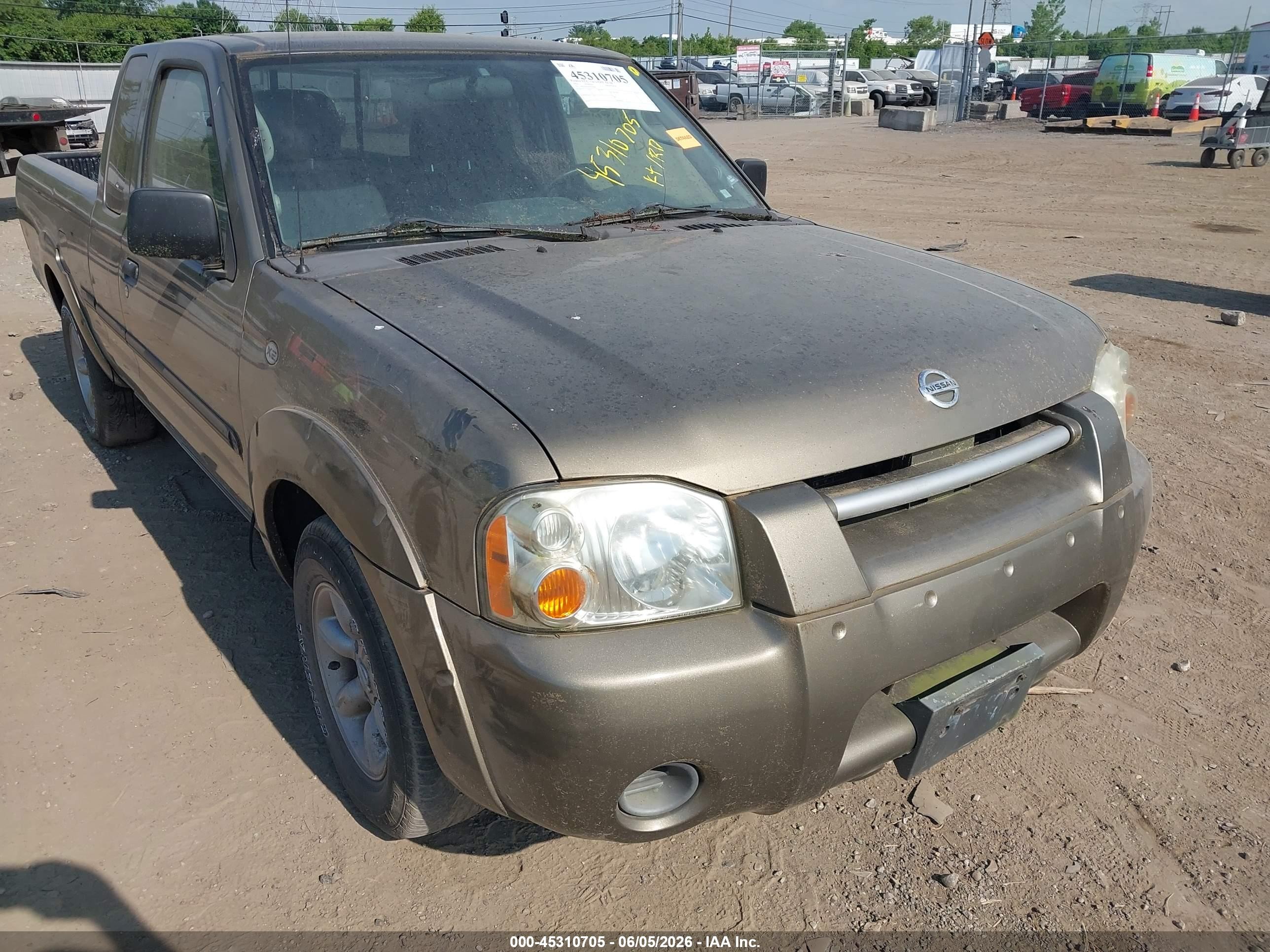 2002 Nissan Frontier Xe Зеленый vin: 1N6DD26S32C303864
