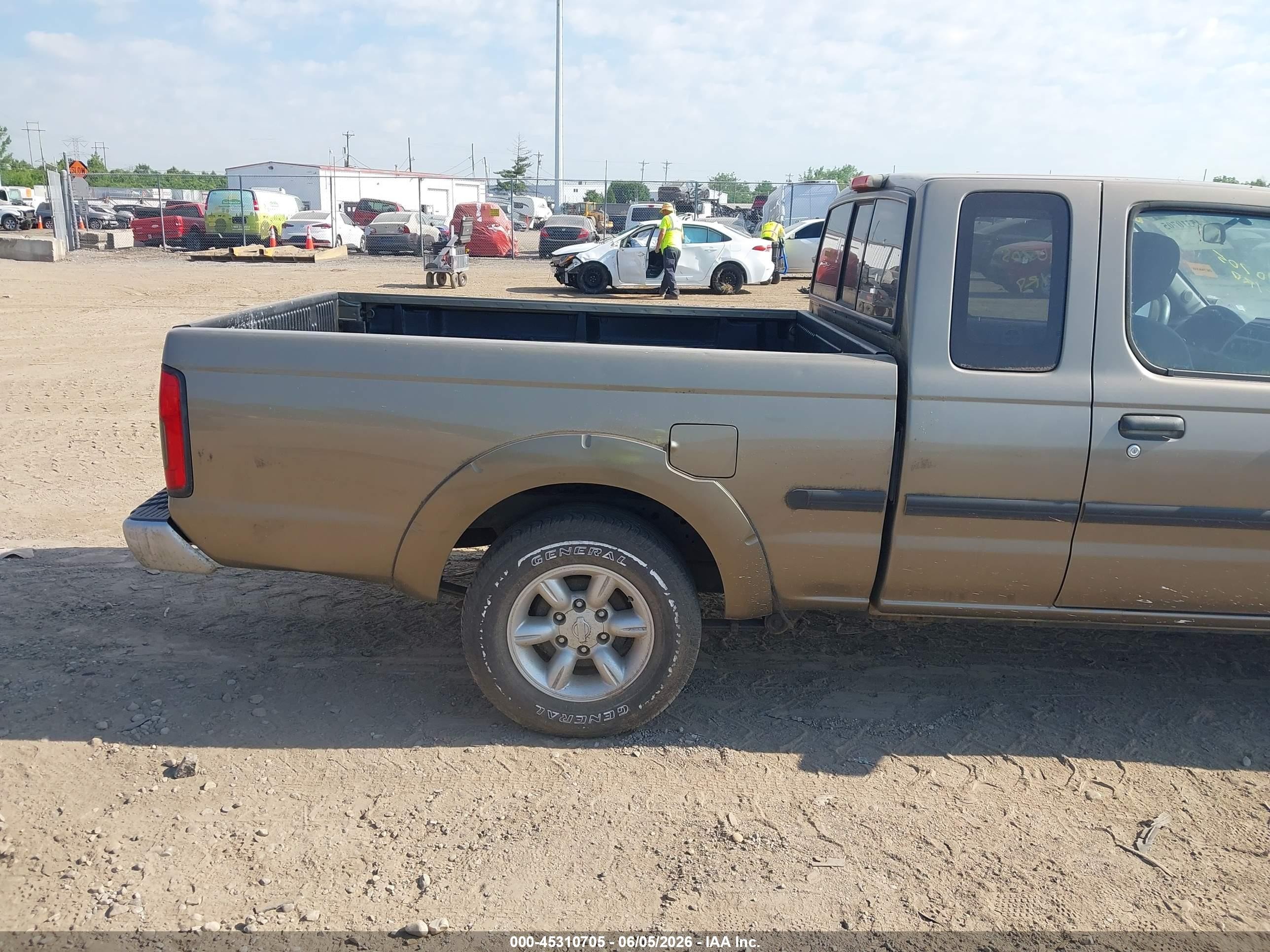 2002 Nissan Frontier Xe Зеленый vin: 1N6DD26S32C303864