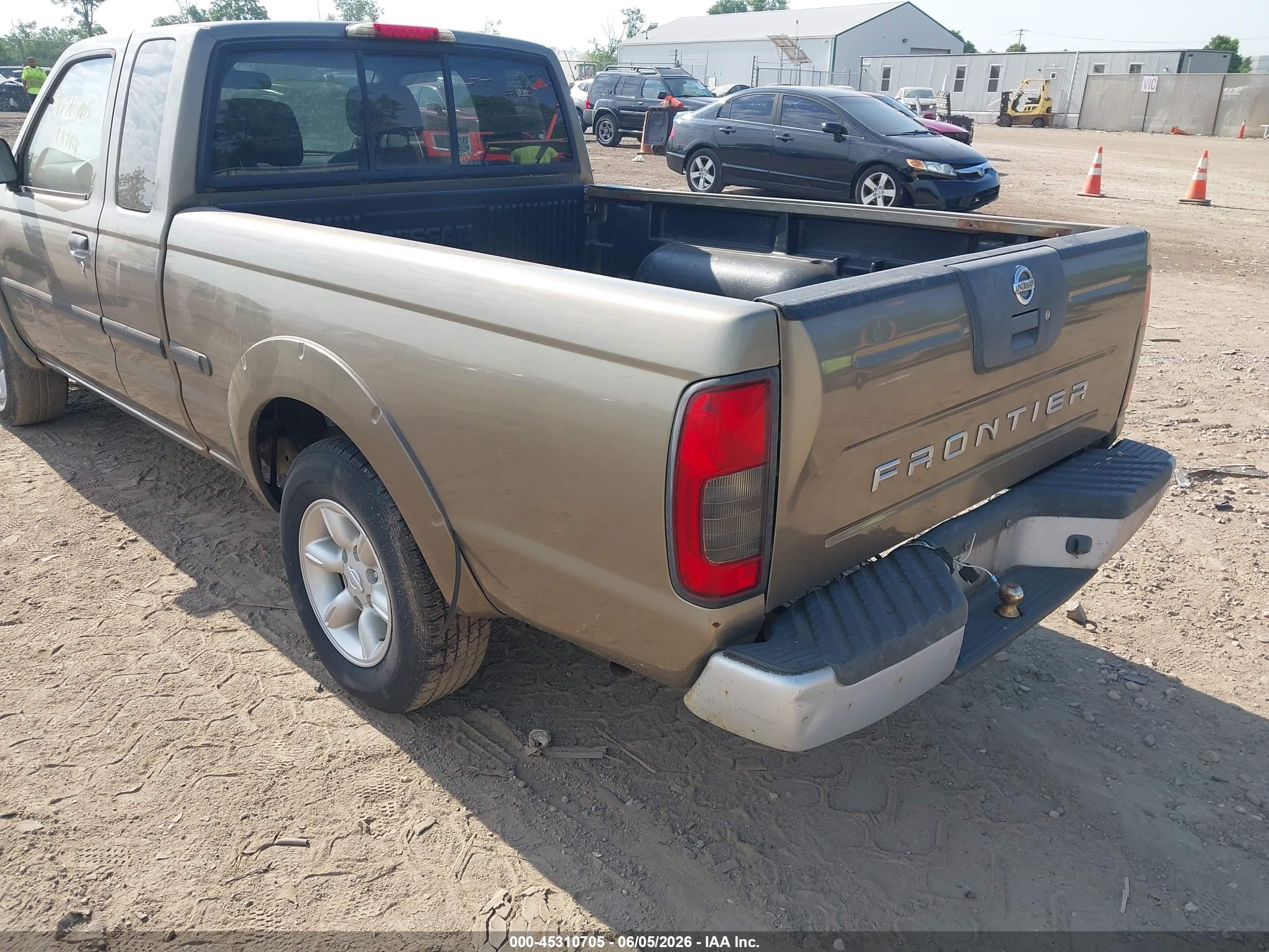 2002 Nissan Frontier Xe Зеленый vin: 1N6DD26S32C303864