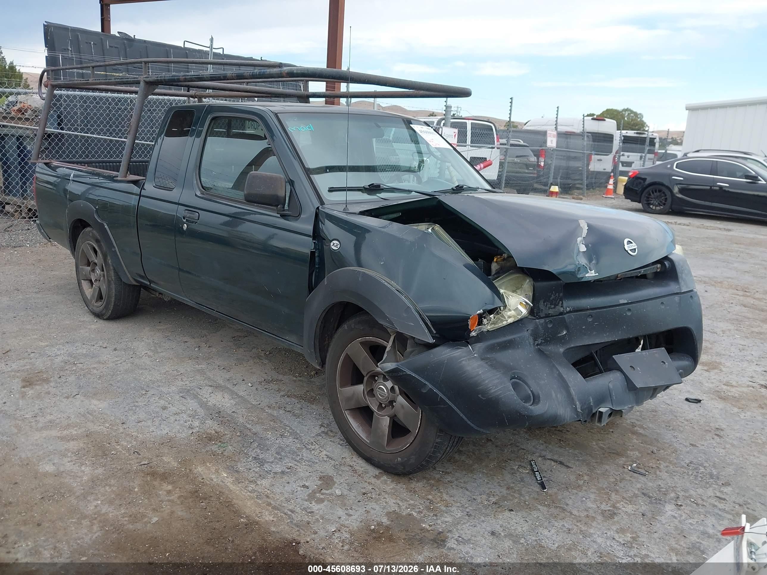 2002 Nissan Frontier Xe Зеленый vin: 1N6DD26S32C325511