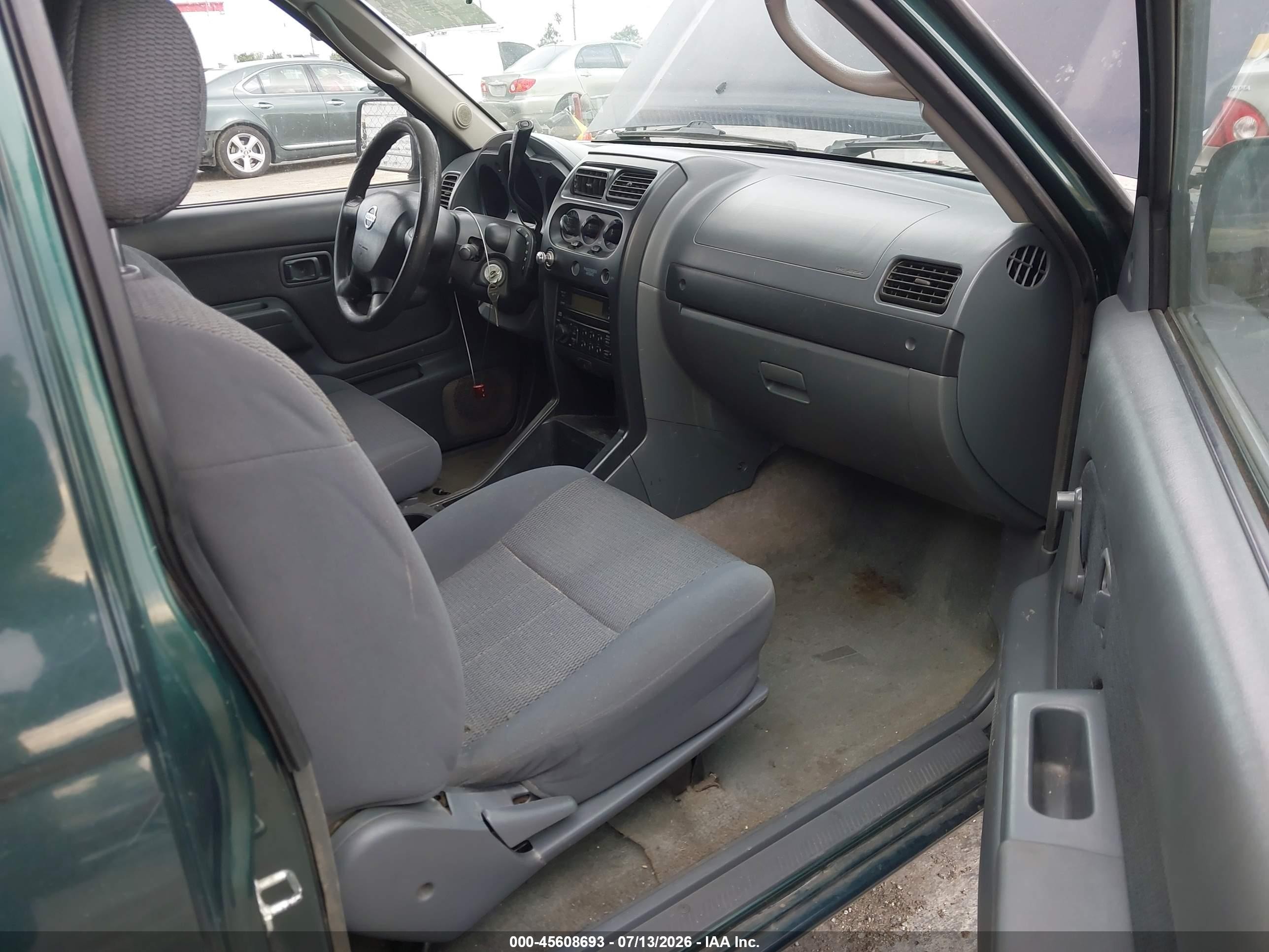 2002 Nissan Frontier Xe Зеленый vin: 1N6DD26S32C325511