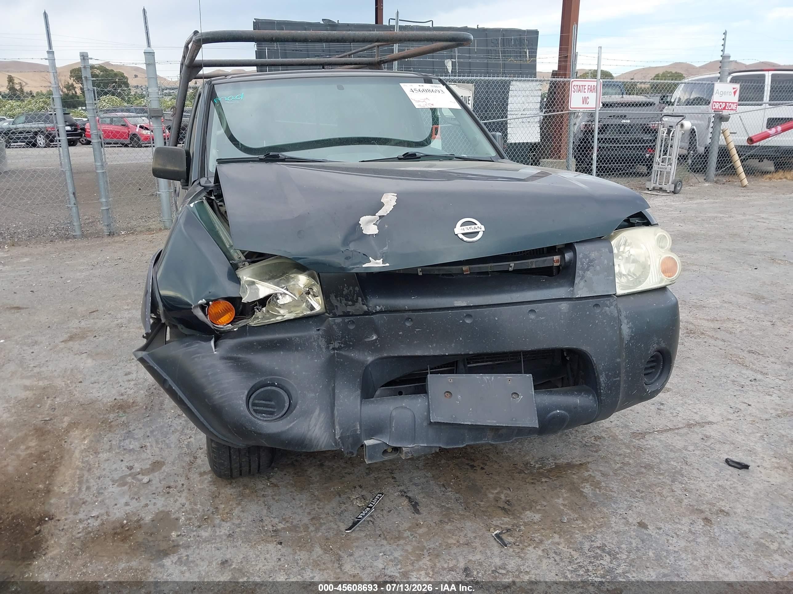 2002 Nissan Frontier Xe Зеленый vin: 1N6DD26S32C325511