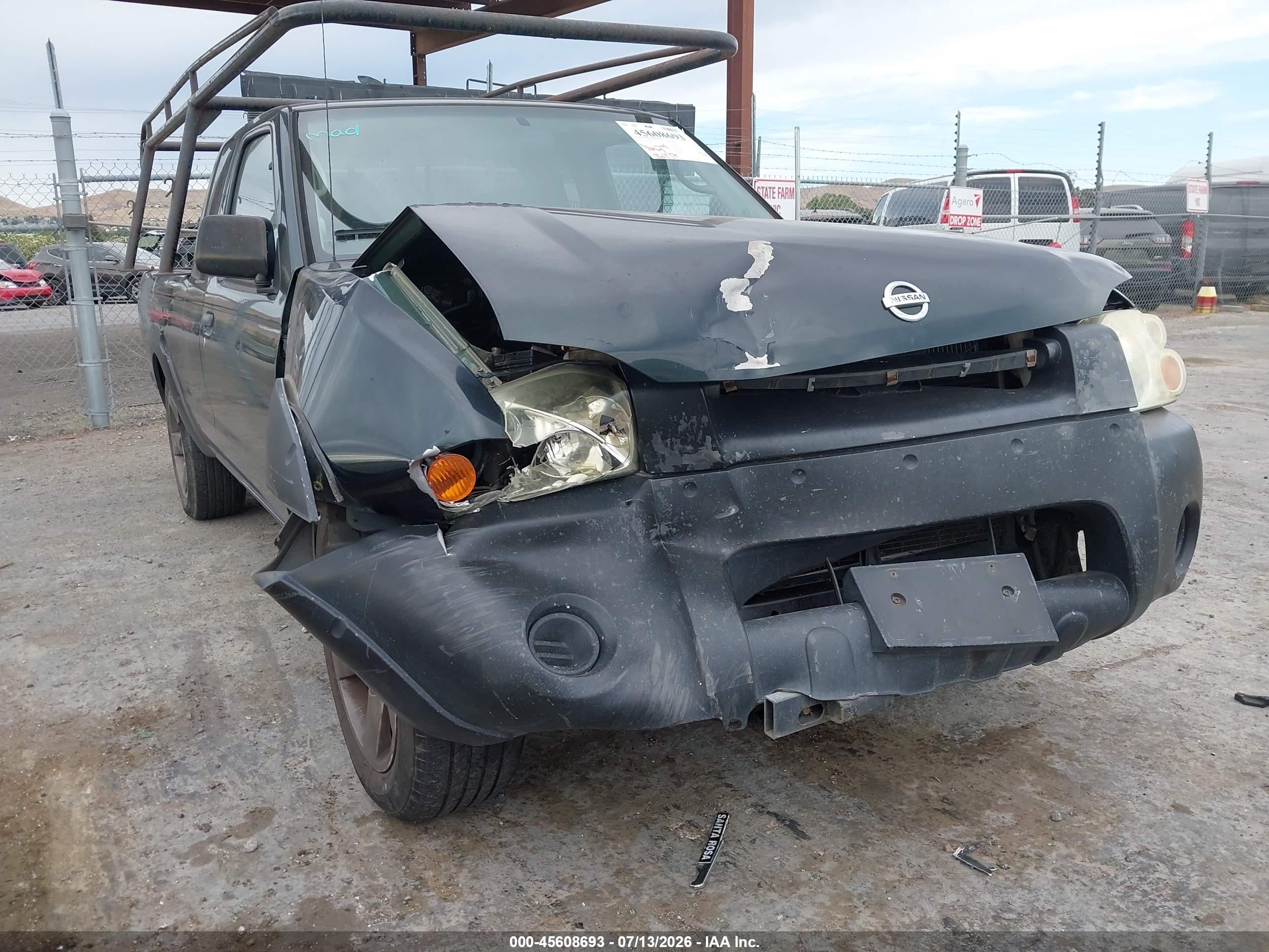 2002 Nissan Frontier Xe Зеленый vin: 1N6DD26S32C325511