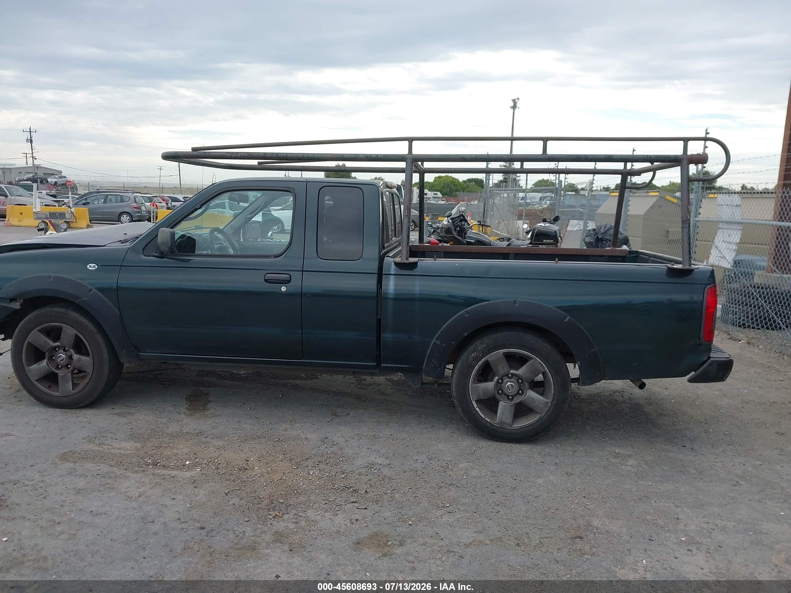 2002 Nissan Frontier Xe Зеленый vin: 1N6DD26S32C325511