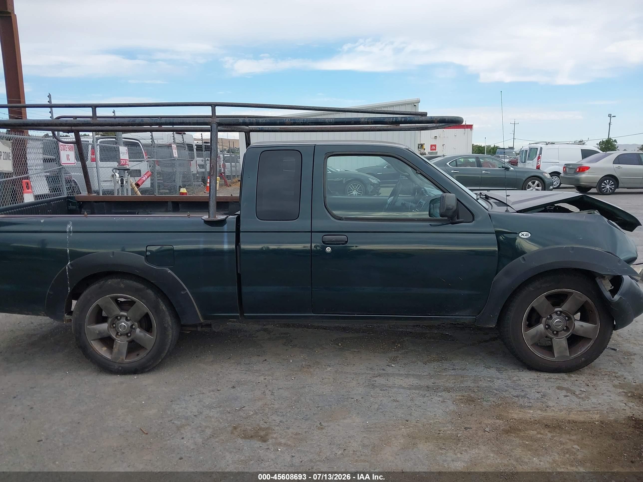 2002 Nissan Frontier Xe Зеленый vin: 1N6DD26S32C325511