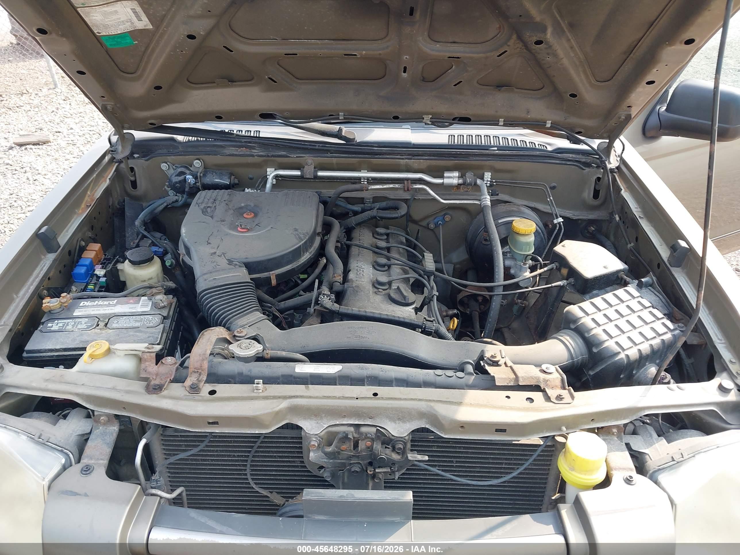 2002 Nissan Frontier Xe Tan vin: 1N6DD26S32C359142