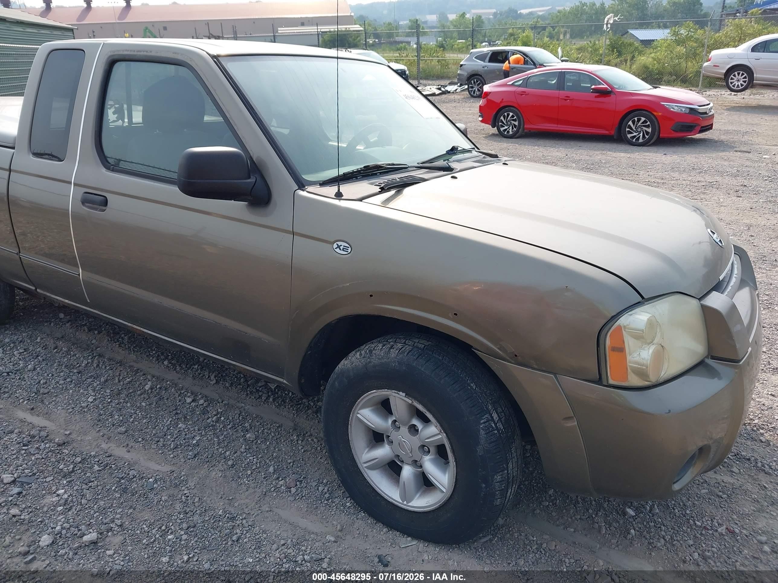 2002 Nissan Frontier Xe Tan vin: 1N6DD26S32C359142