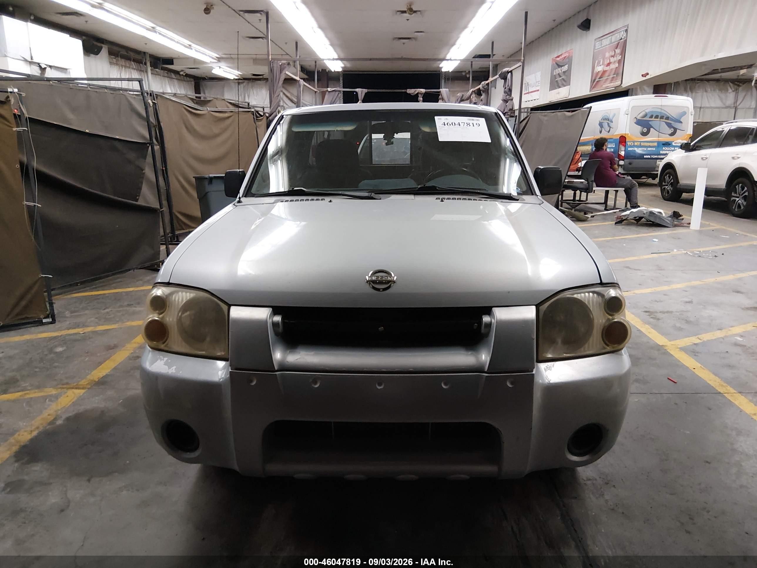 2002 Nissan Frontier Xe Gray vin: 1N6DD26S32C376233