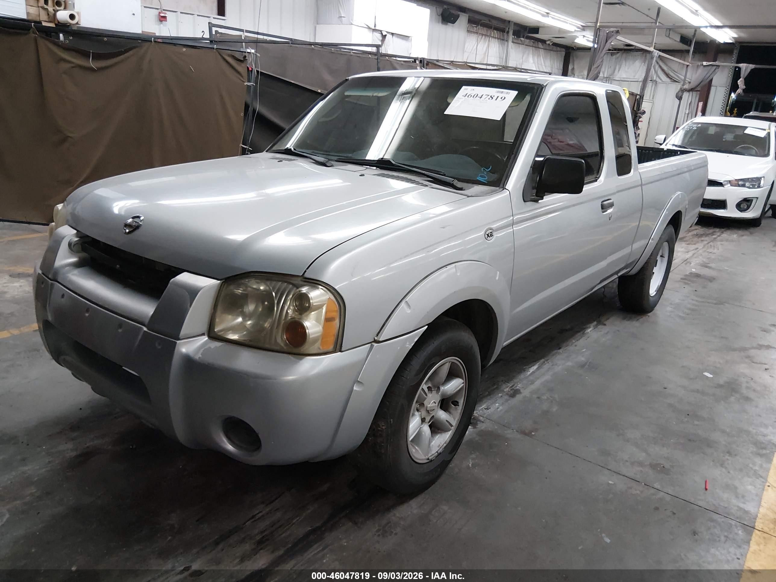 2002 Nissan Frontier Xe Gray vin: 1N6DD26S32C376233