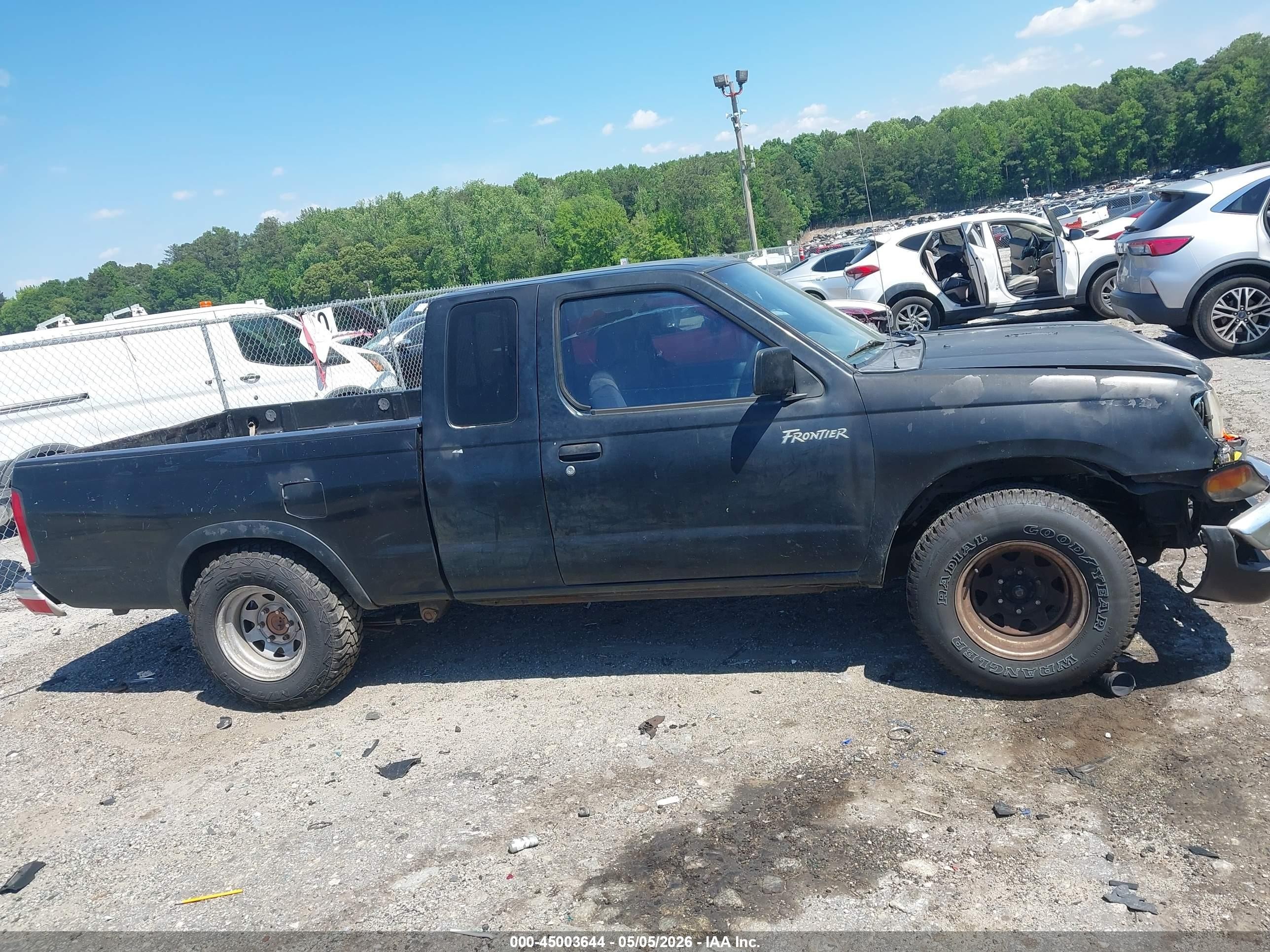 1998 Nissan Frontier Se/xe Black vin: 1N6DD26S3WC315759