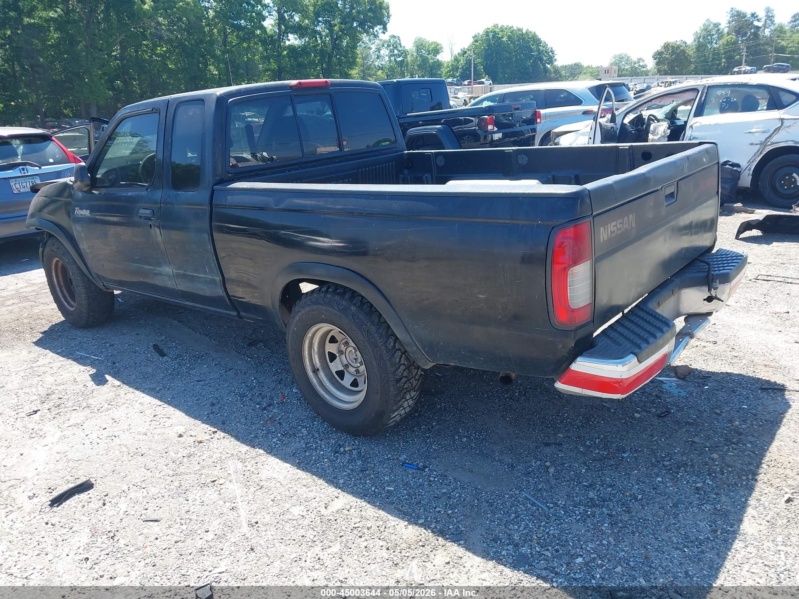 1998 Nissan Frontier Se/xe Black vin: 1N6DD26S3WC315759