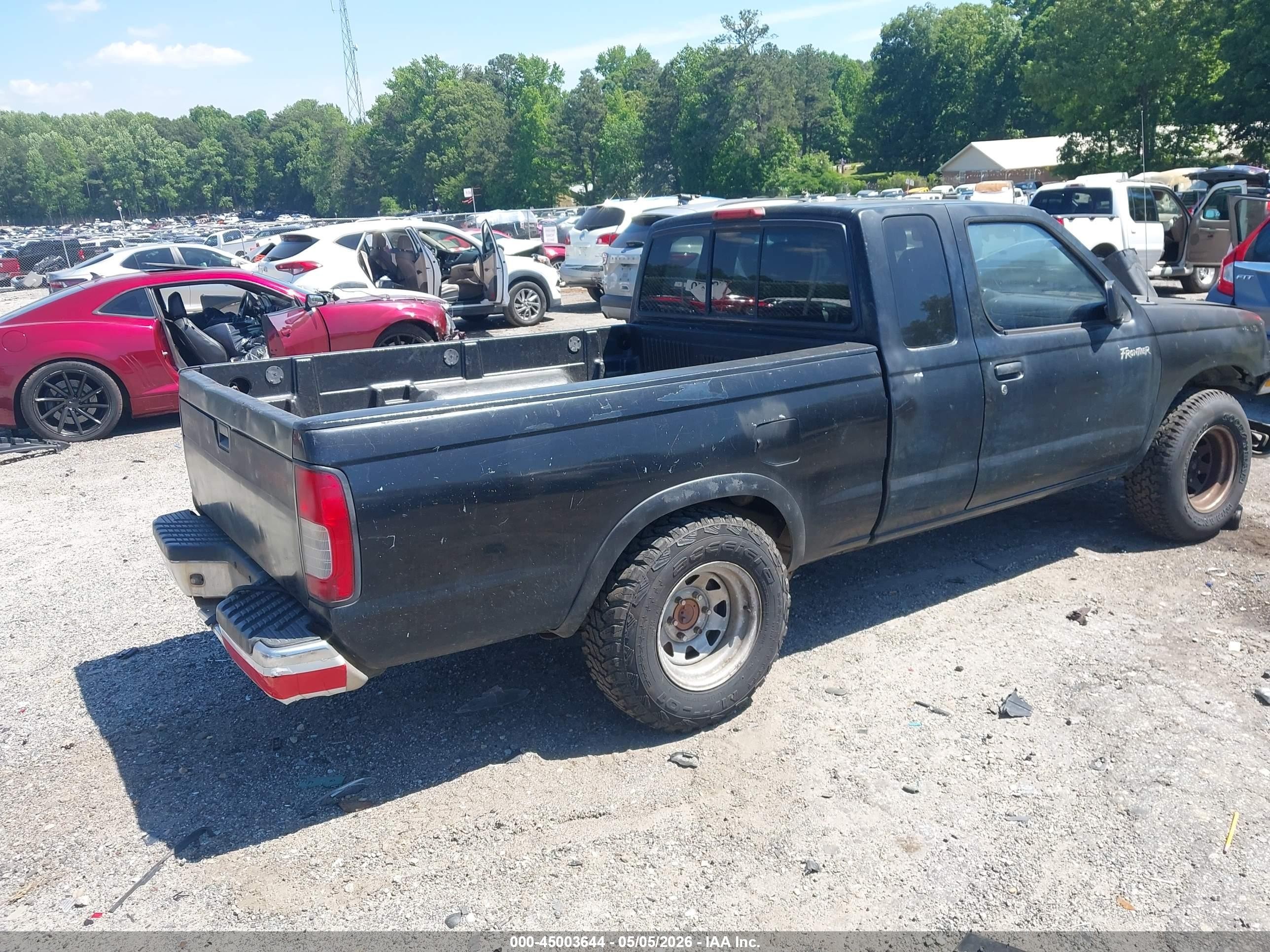 1998 Nissan Frontier Se/xe Black vin: 1N6DD26S3WC315759
