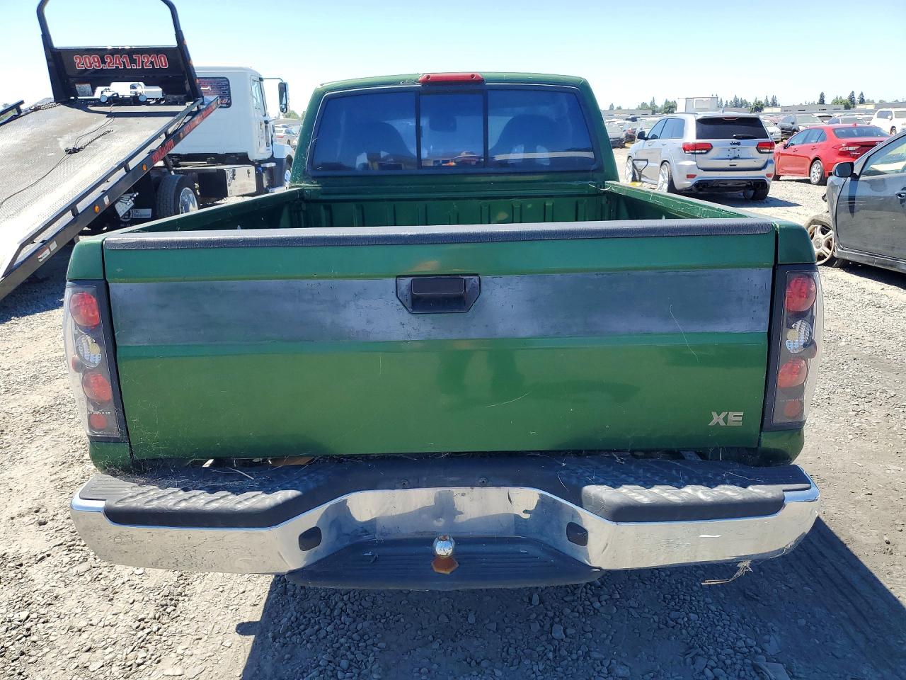1998 Nissan Frontier Xe Green vin: 1N6DD26S3WC379106