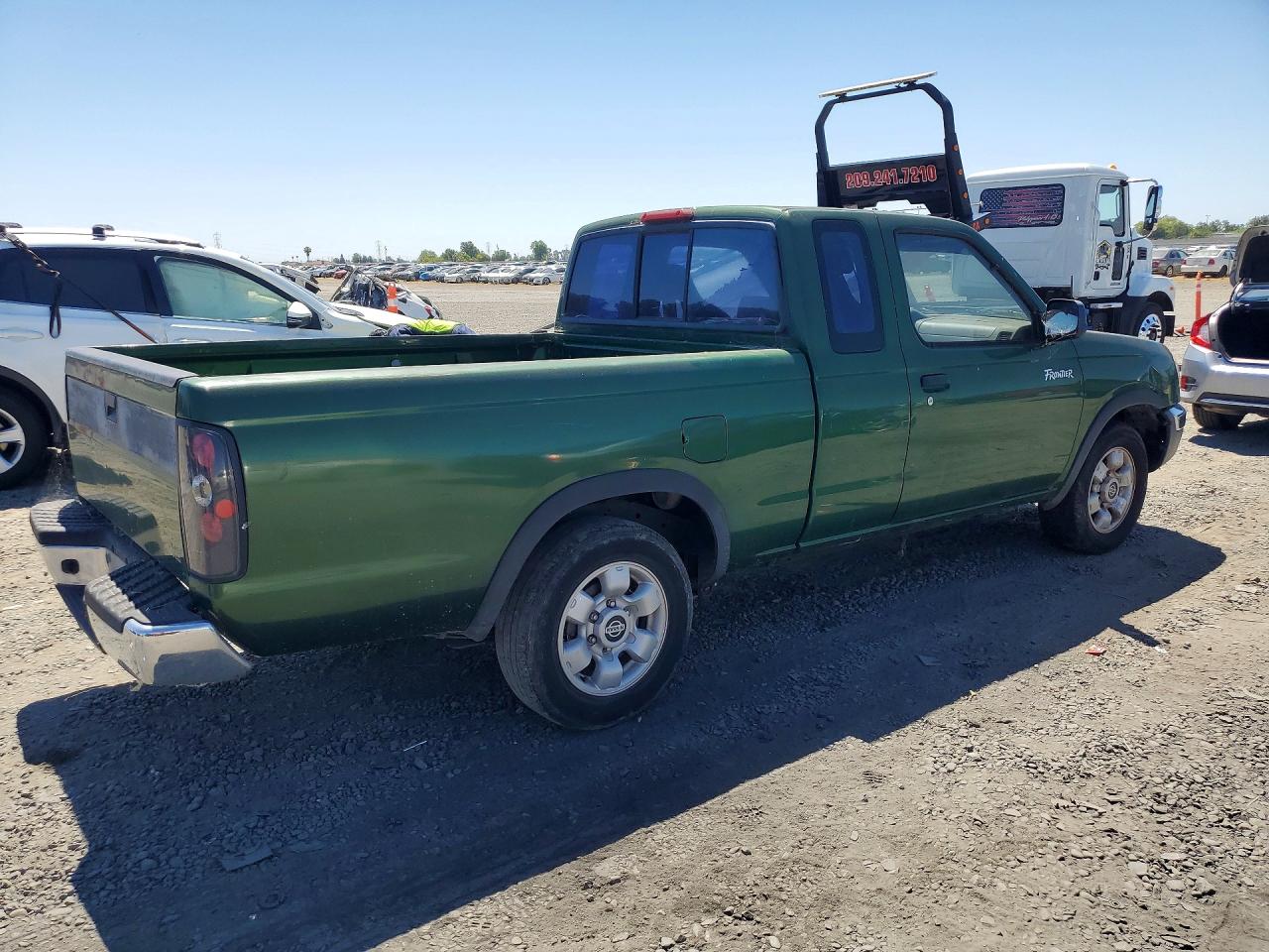 1998 Nissan Frontier Xe Green vin: 1N6DD26S3WC379106