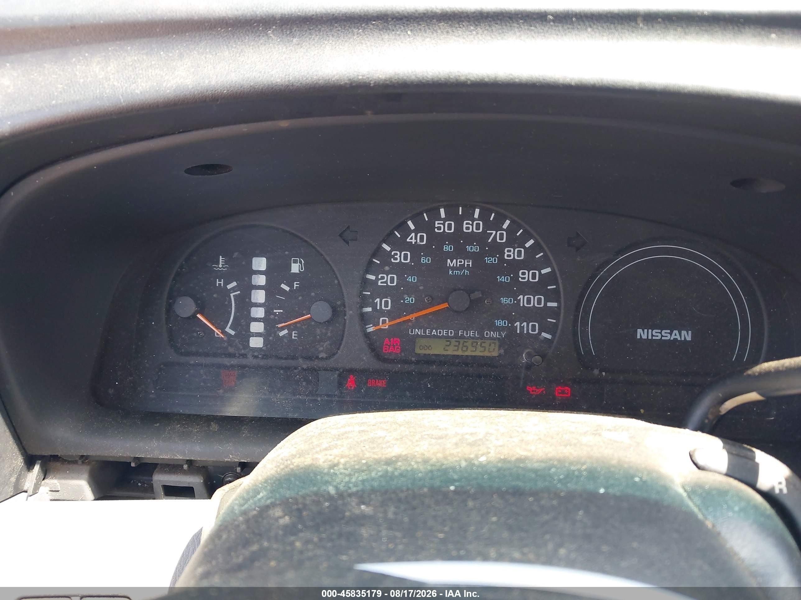 1999 Nissan Frontier Se/xe Silver vin: 1N6DD26S3XC339433