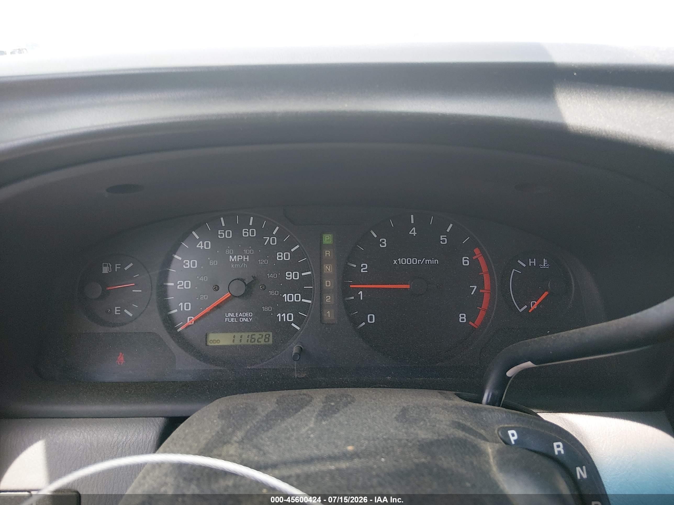 2000 Nissan Frontier Xe Silver vin: 1N6DD26S3YC353785
