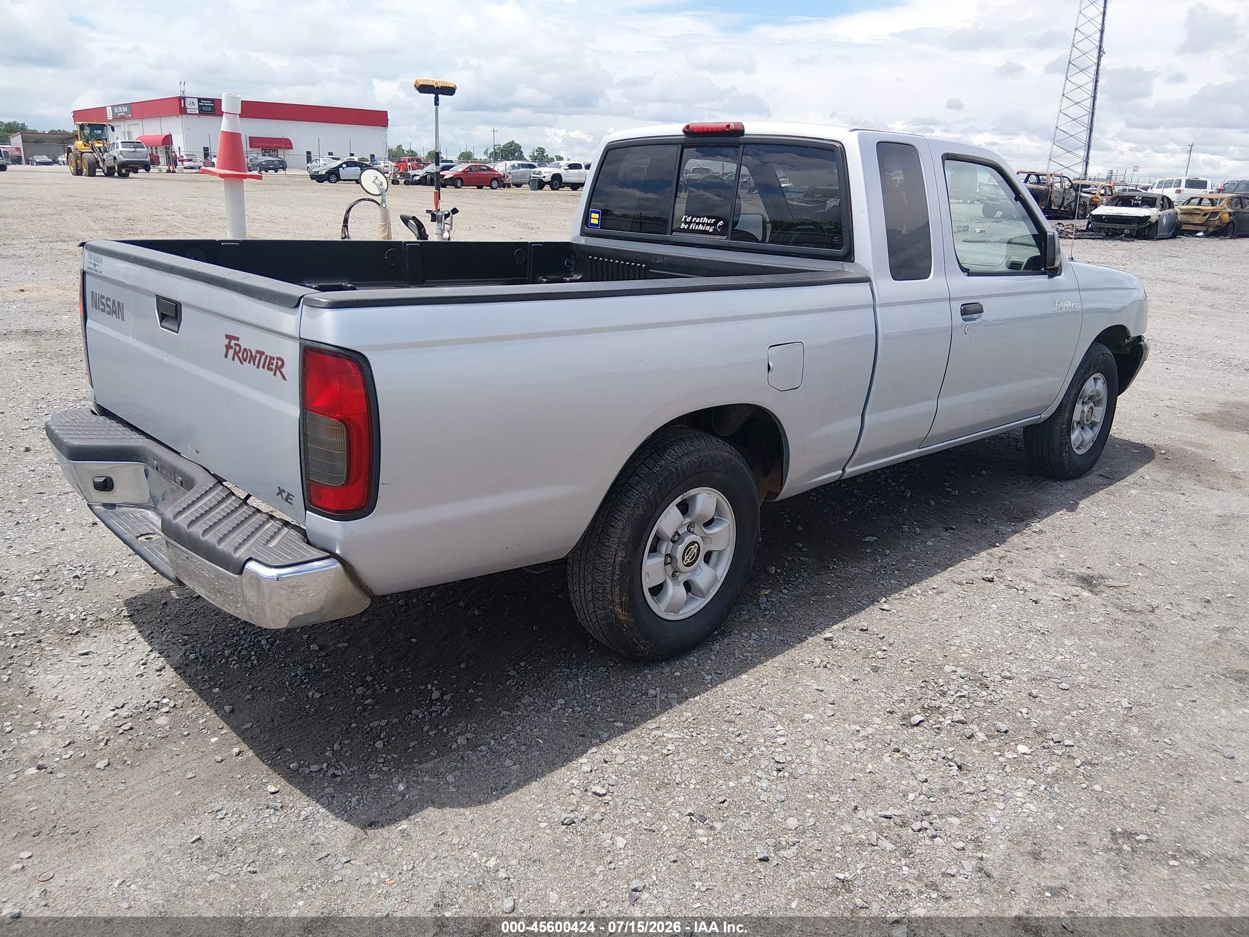 2000 Nissan Frontier Xe Silver vin: 1N6DD26S3YC353785