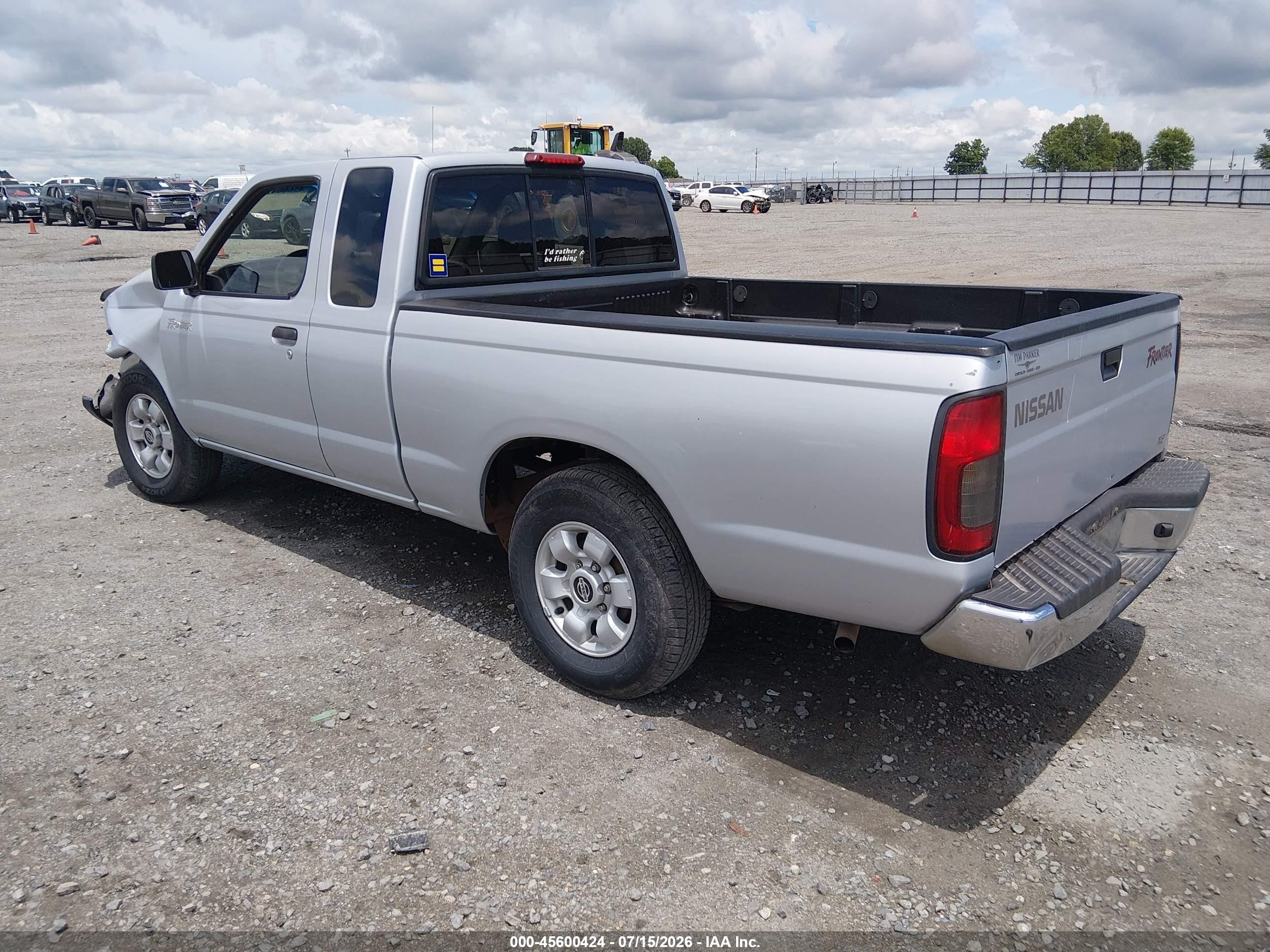 2000 Nissan Frontier Xe Silver vin: 1N6DD26S3YC353785