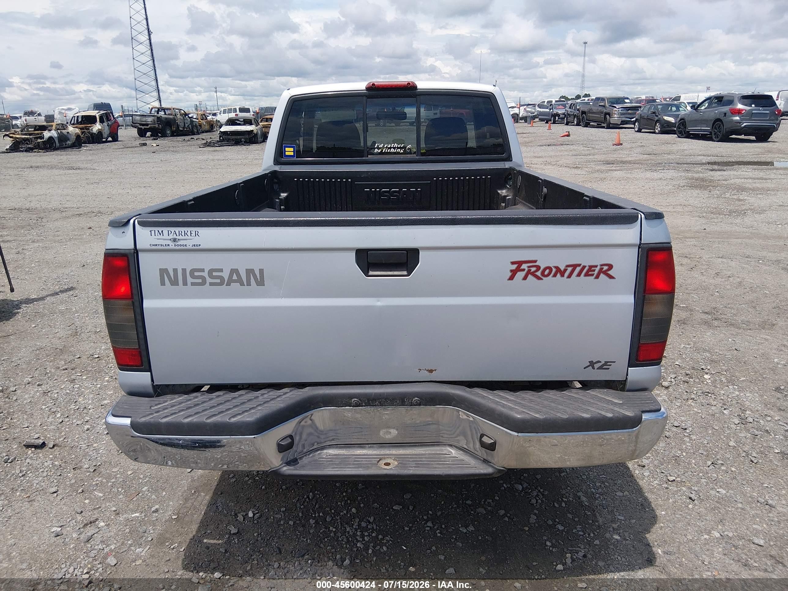 2000 Nissan Frontier Xe Silver vin: 1N6DD26S3YC353785
