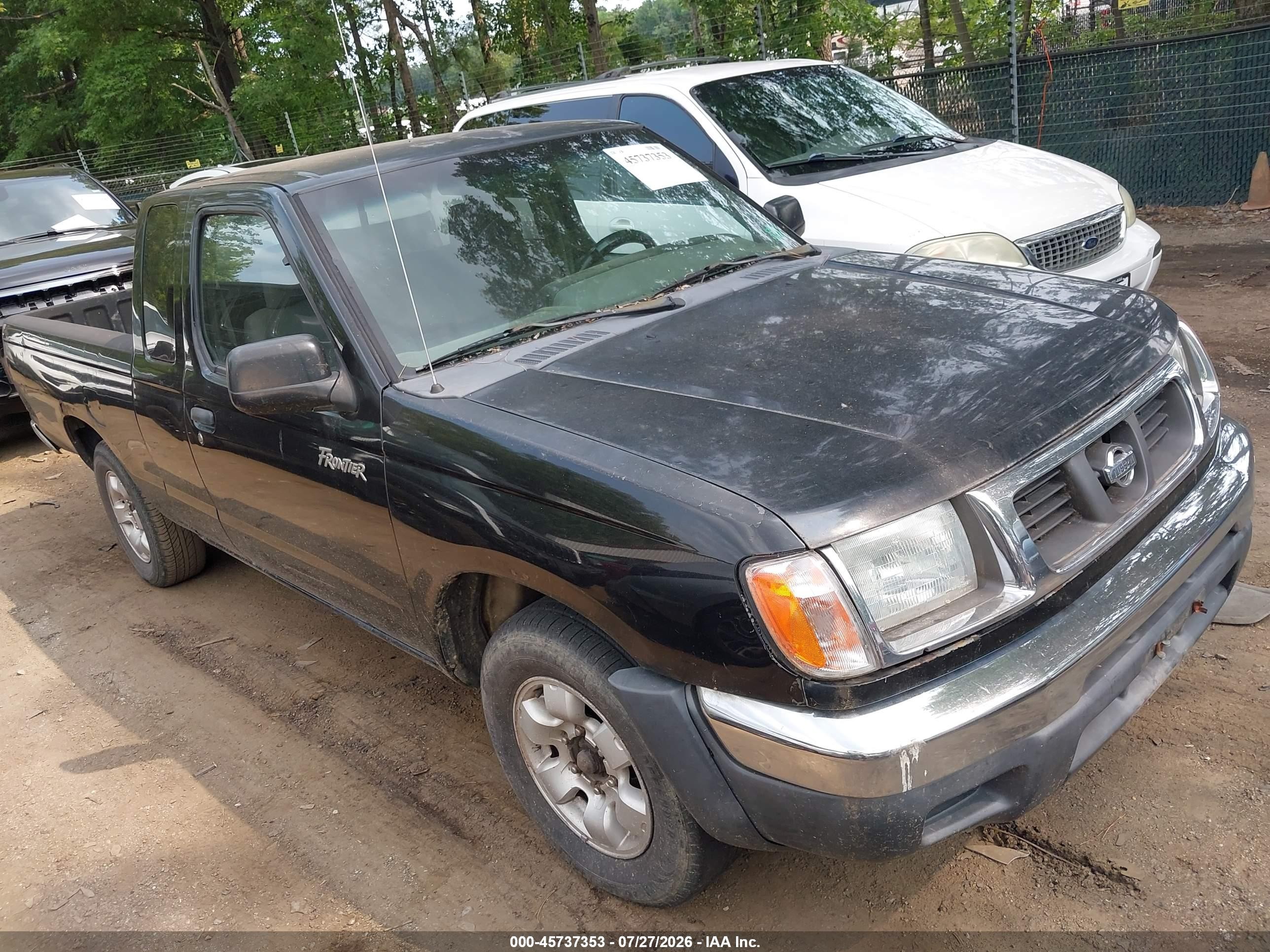 2000 Nissan Frontier Xe Black vin: 1N6DD26S3YC426606