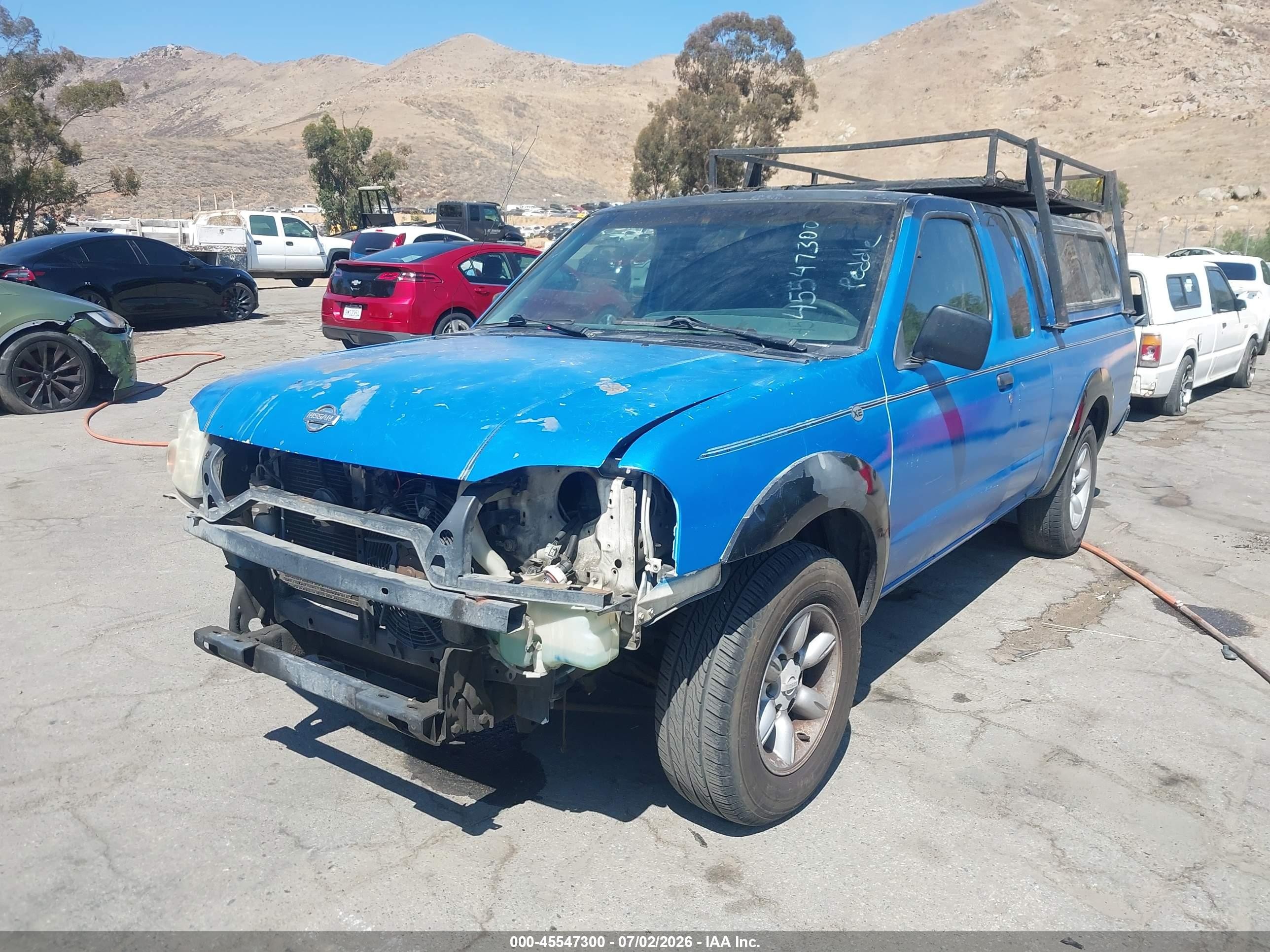 2001 Nissan Frontier Xe Blue vin: 1N6DD26S41C336340