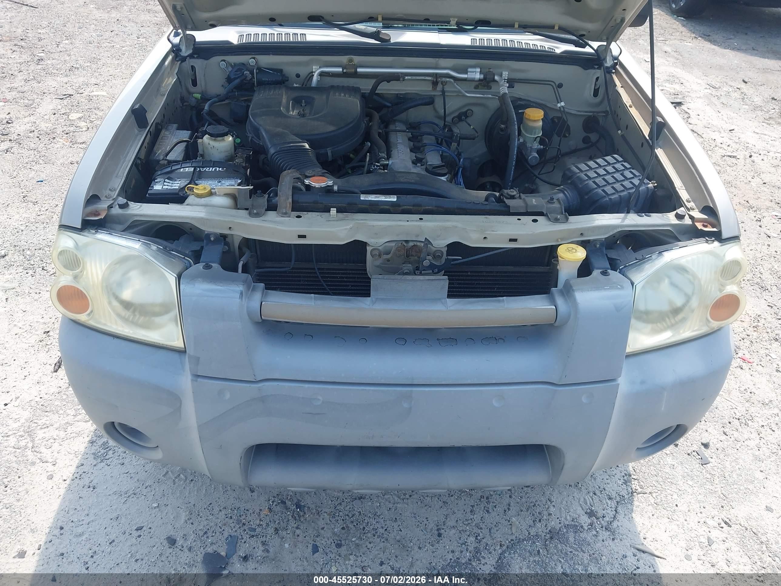 2001 Nissan Frontier Xe Gray vin: 1N6DD26S41C393623