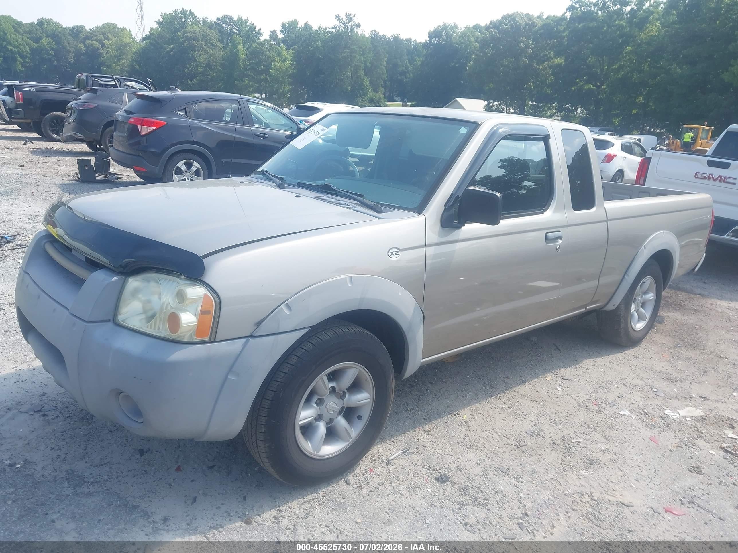 2001 Nissan Frontier Xe Gray vin: 1N6DD26S41C393623