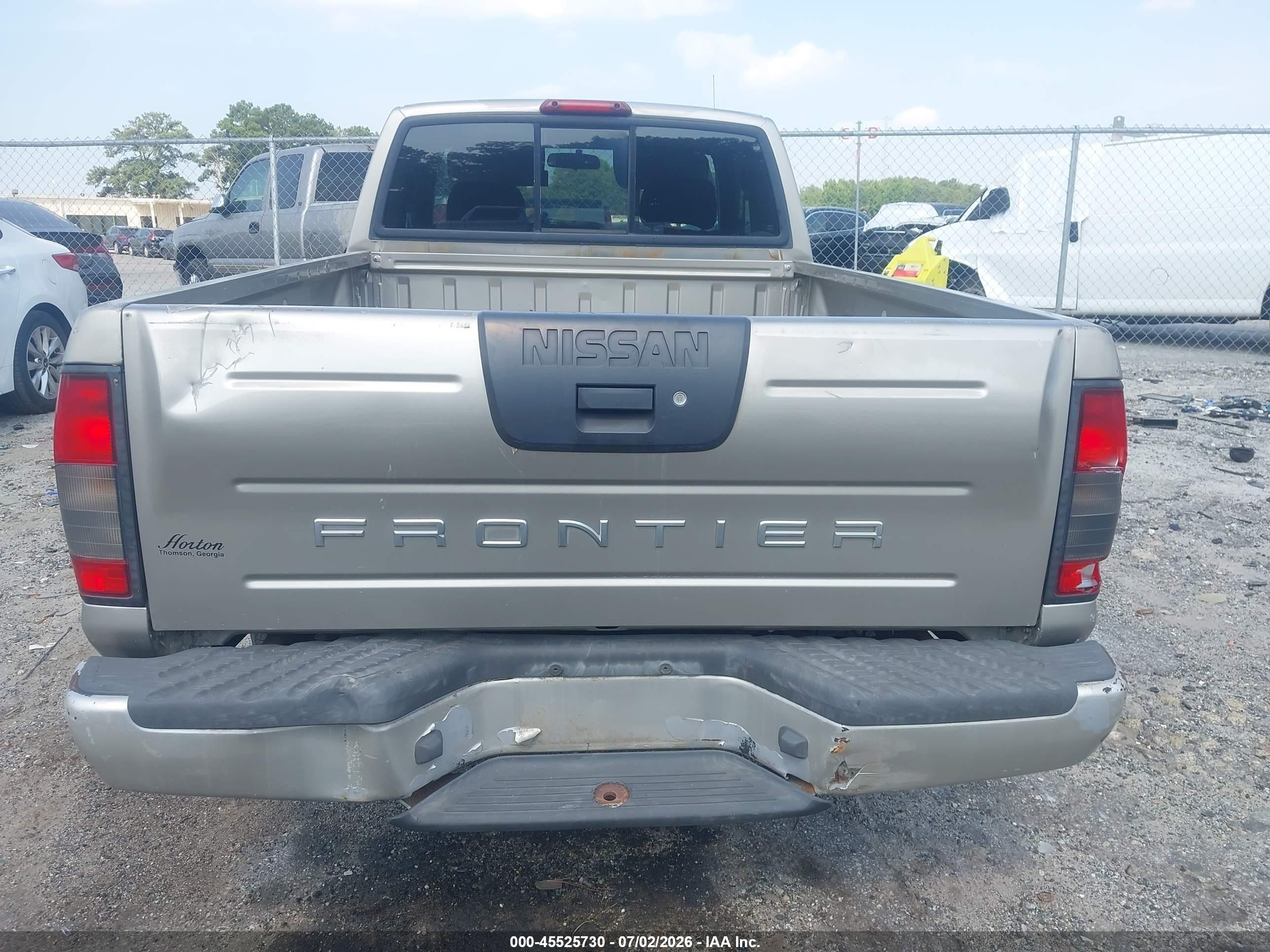 2001 Nissan Frontier Xe Gray vin: 1N6DD26S41C393623