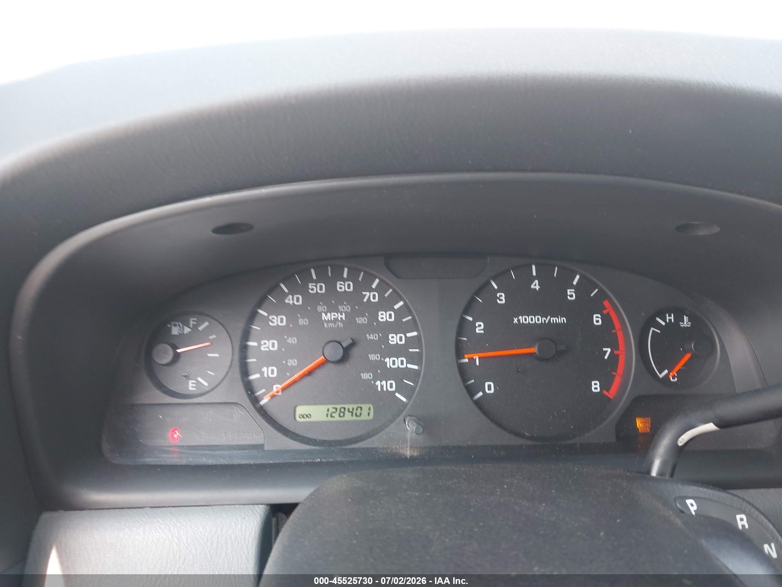 2001 Nissan Frontier Xe Gray vin: 1N6DD26S41C393623