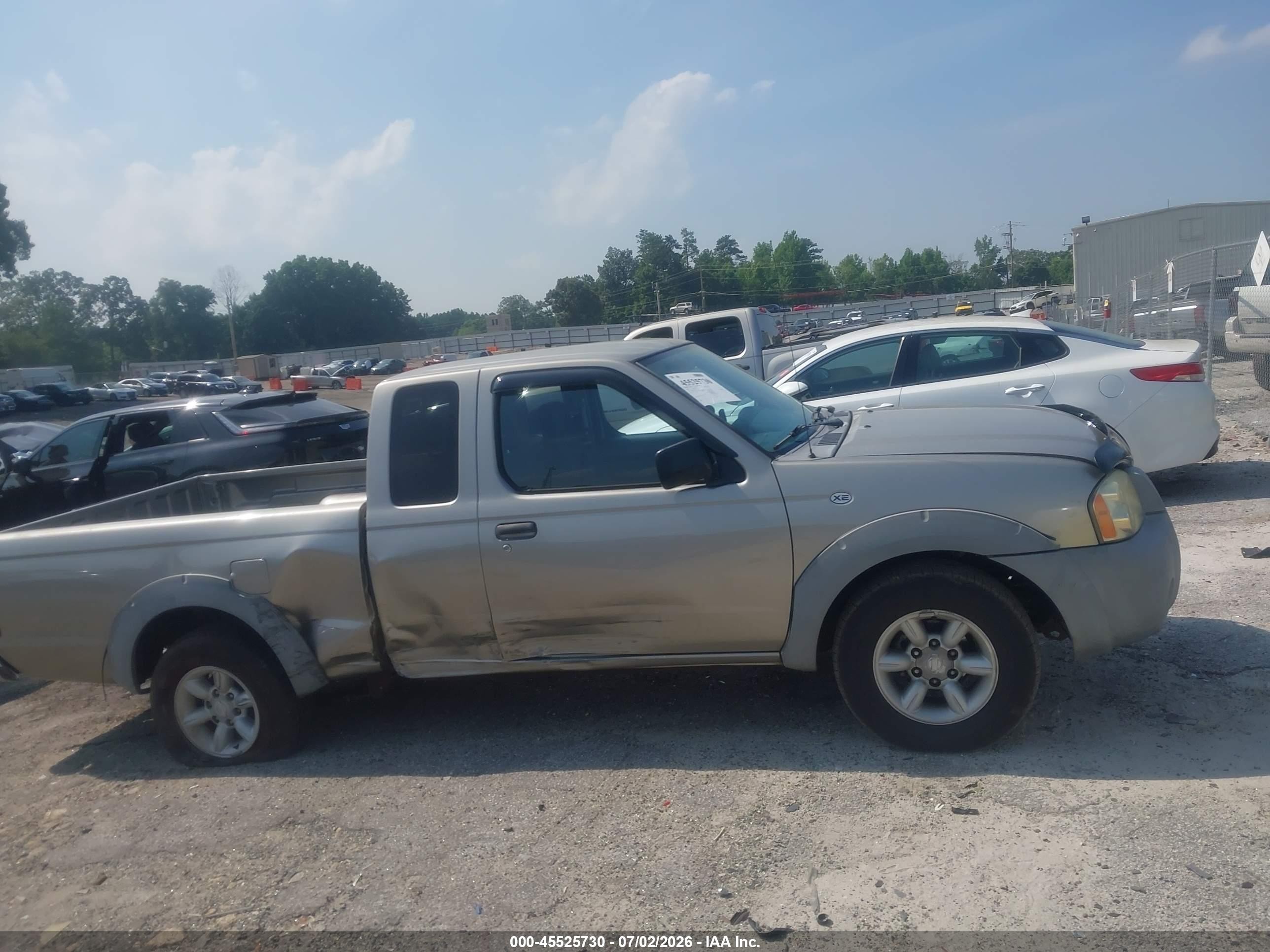 2001 Nissan Frontier Xe Gray vin: 1N6DD26S41C393623