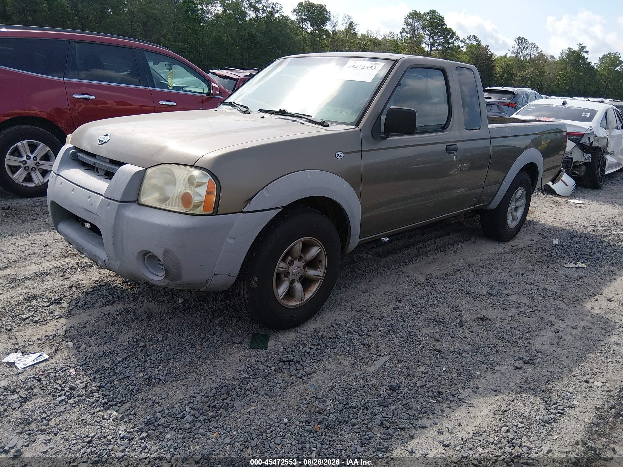 2001 Nissan Frontier Xe Brown vin: 1N6DD26S41C399406