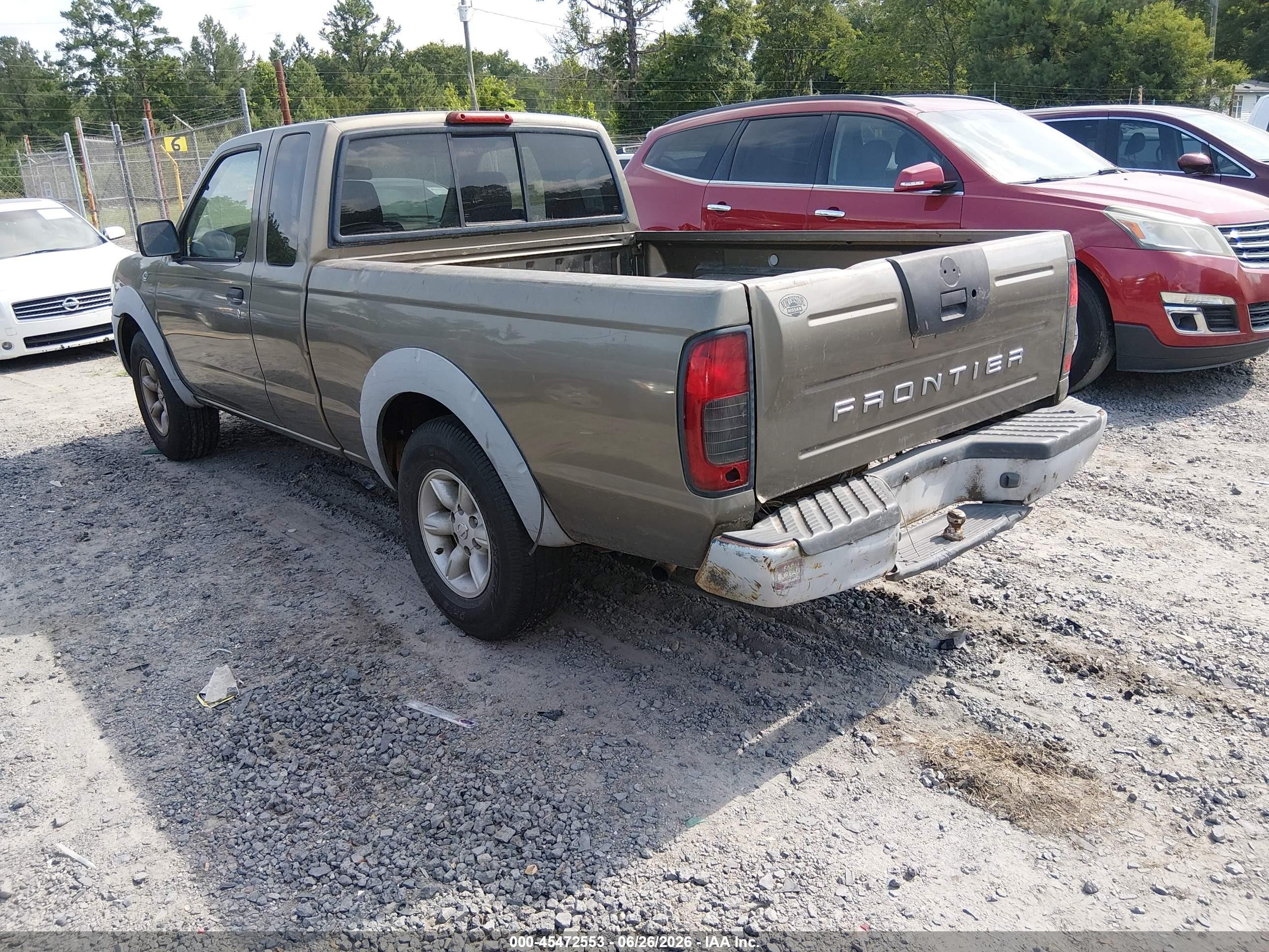 2001 Nissan Frontier Xe Brown vin: 1N6DD26S41C399406