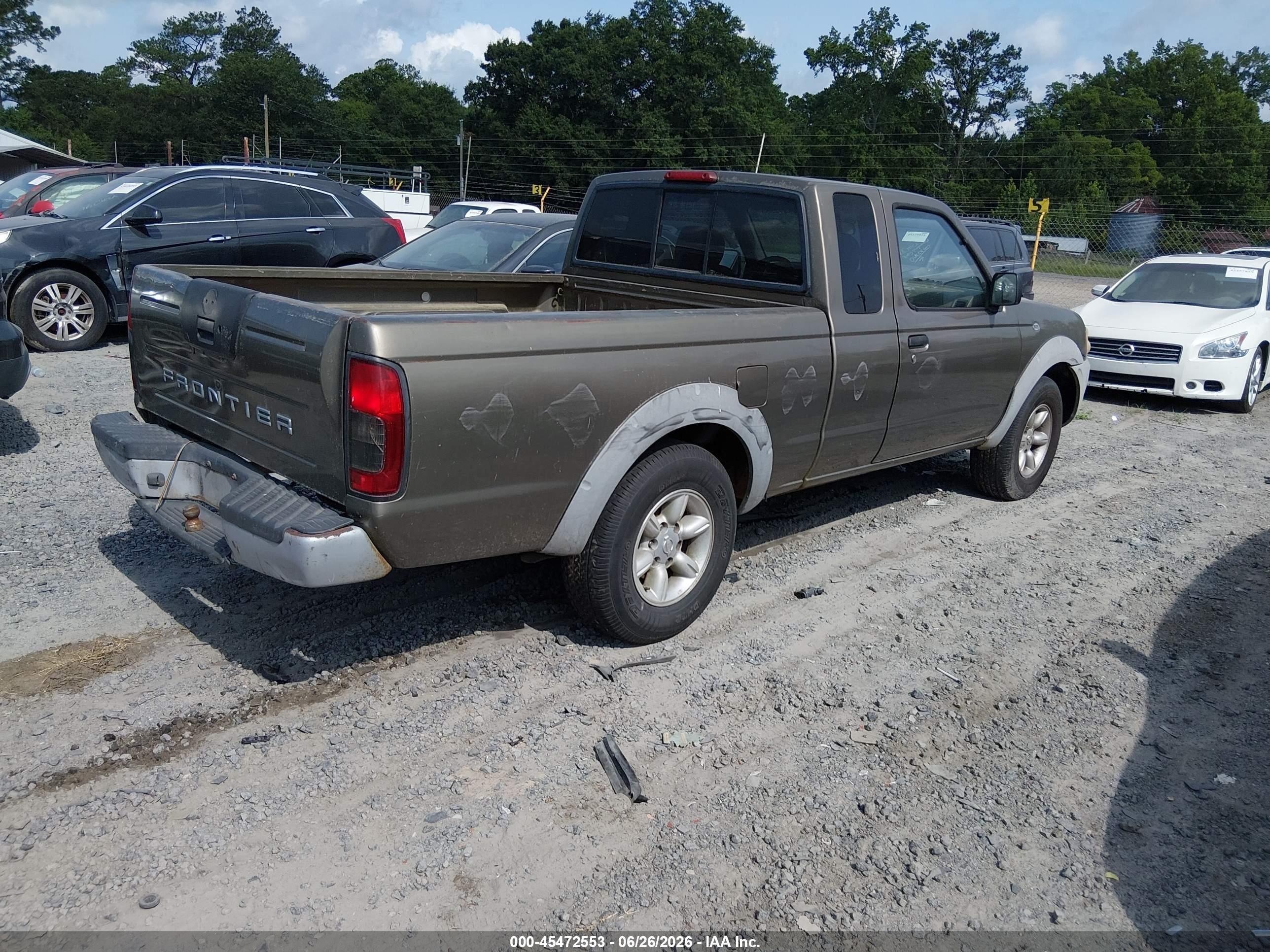 2001 Nissan Frontier Xe Brown vin: 1N6DD26S41C399406