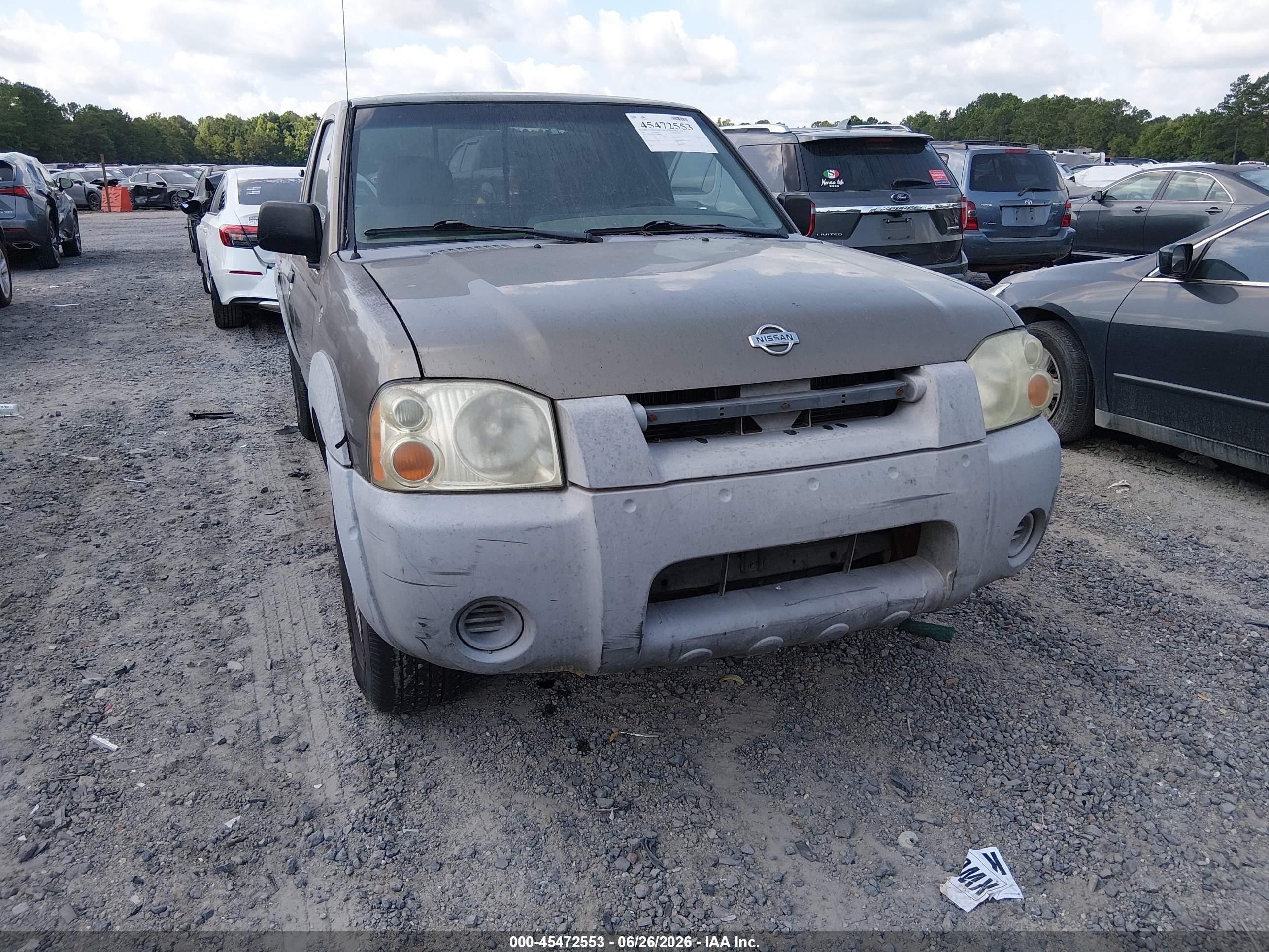 2001 Nissan Frontier Xe Brown vin: 1N6DD26S41C399406