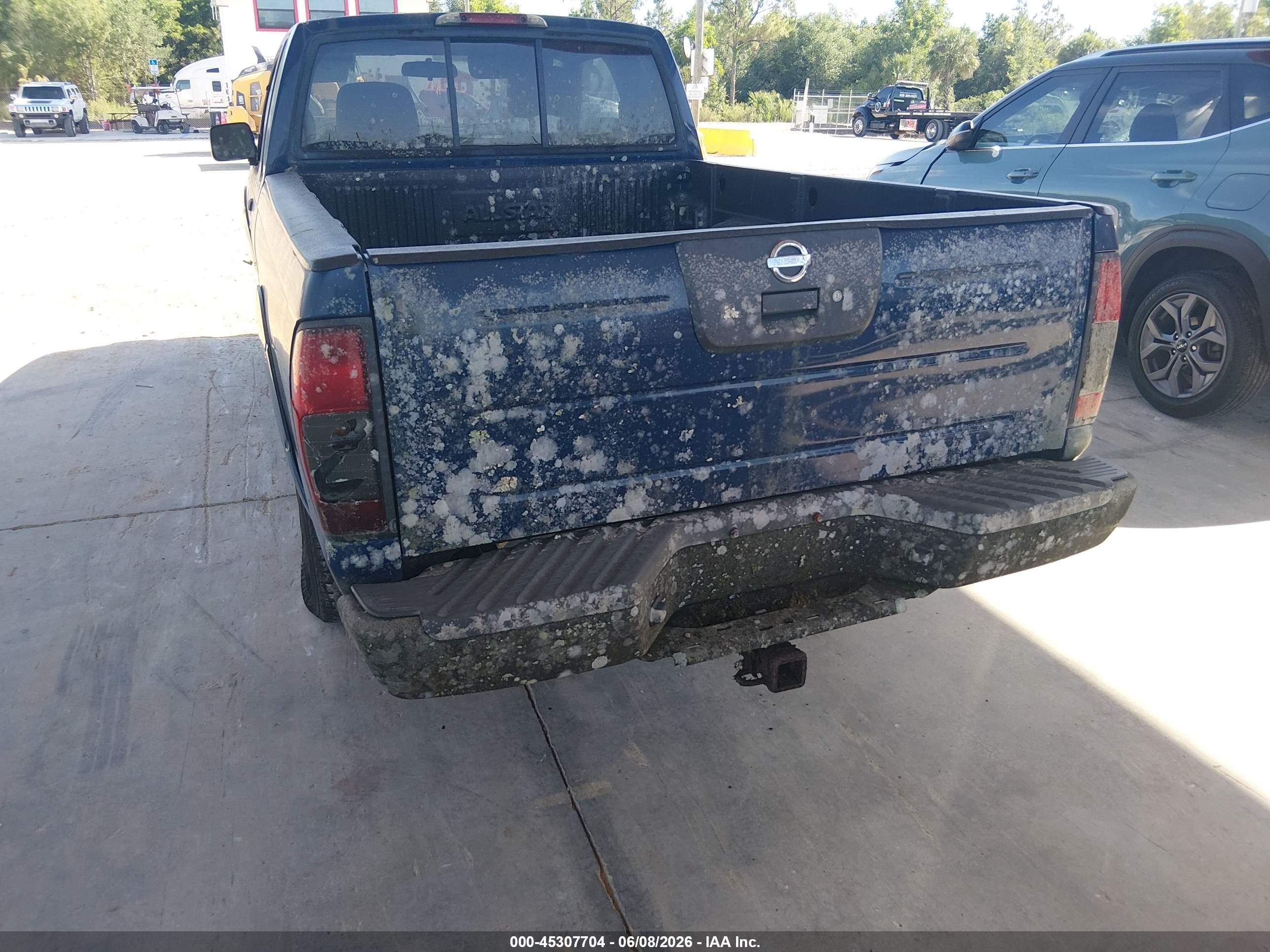 2002 Nissan Frontier Xe Blue vin: 1N6DD26S42C364902
