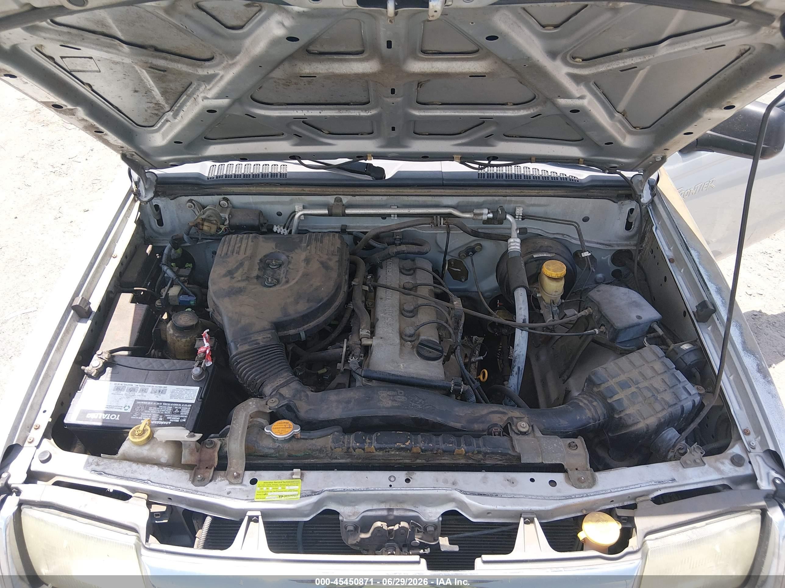 2000 Nissan Frontier 2wd Xe Silver vin: 1N6DD26S4YC361734