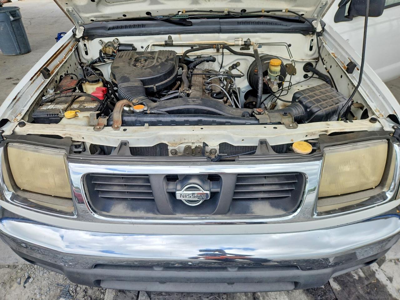 2000 Nissan Frontier Xe White vin: 1N6DD26S4YC396144